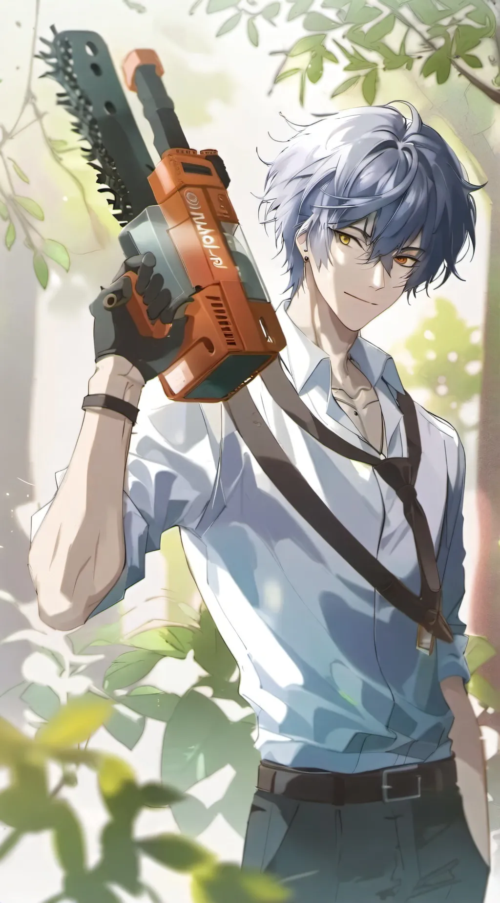 ai character: Dingy background