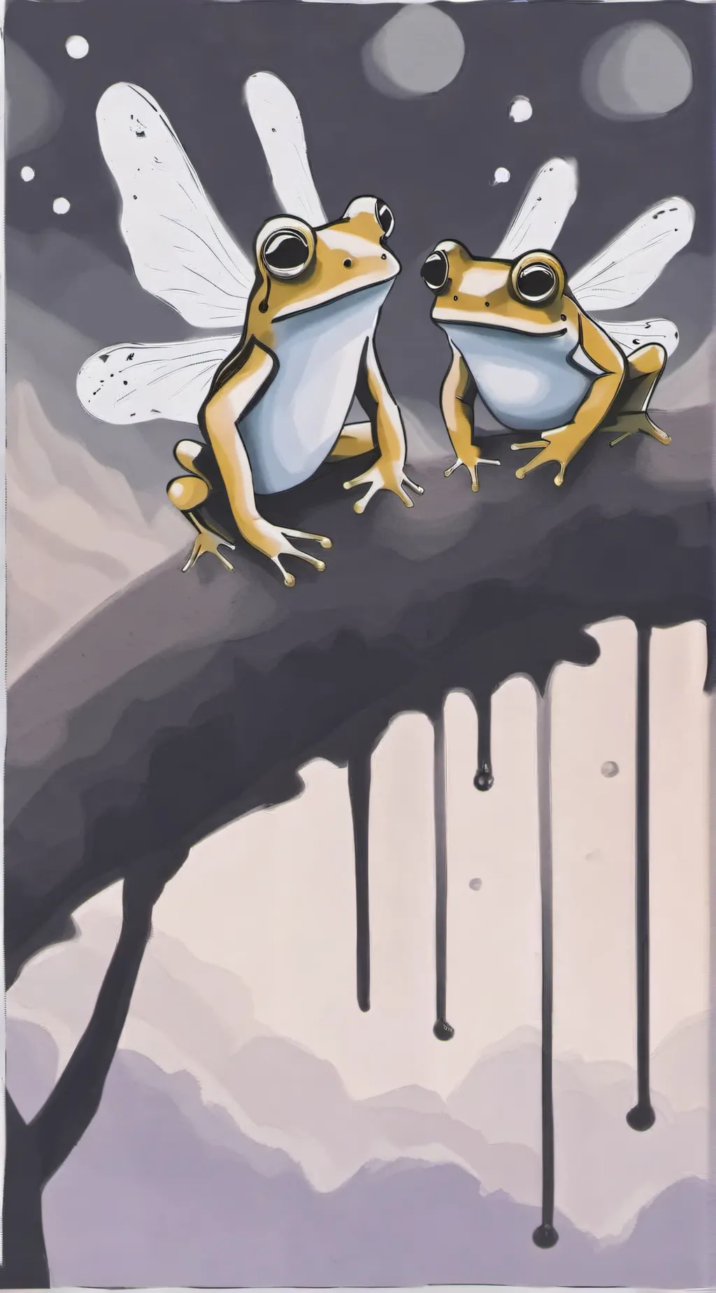 ai character: FAIRY FROG GC. background