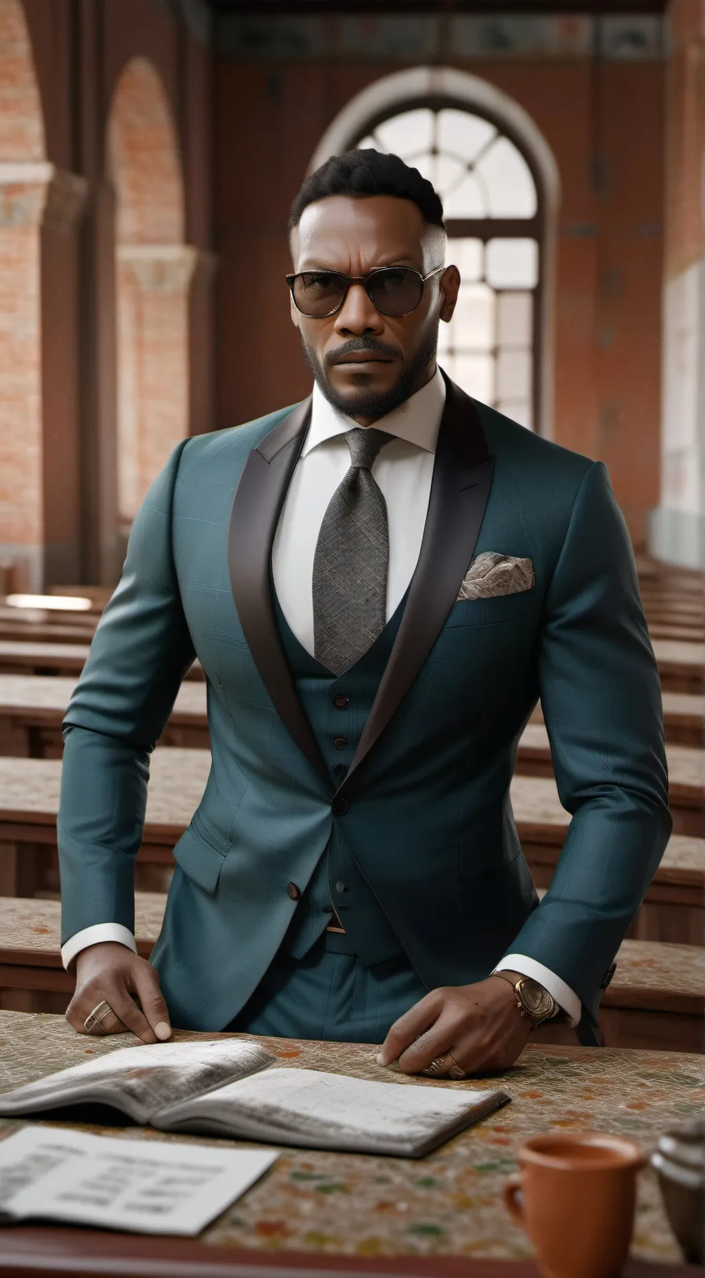 ai character: Leo background