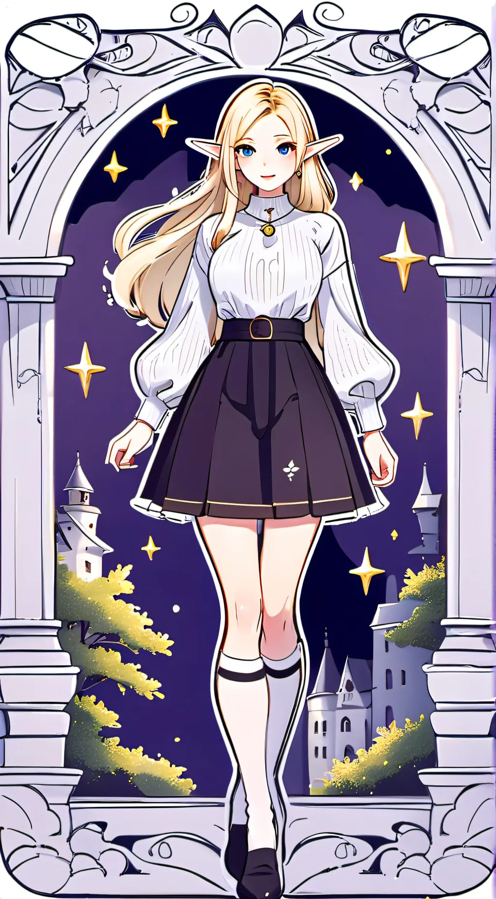 ai character: Gwenn background