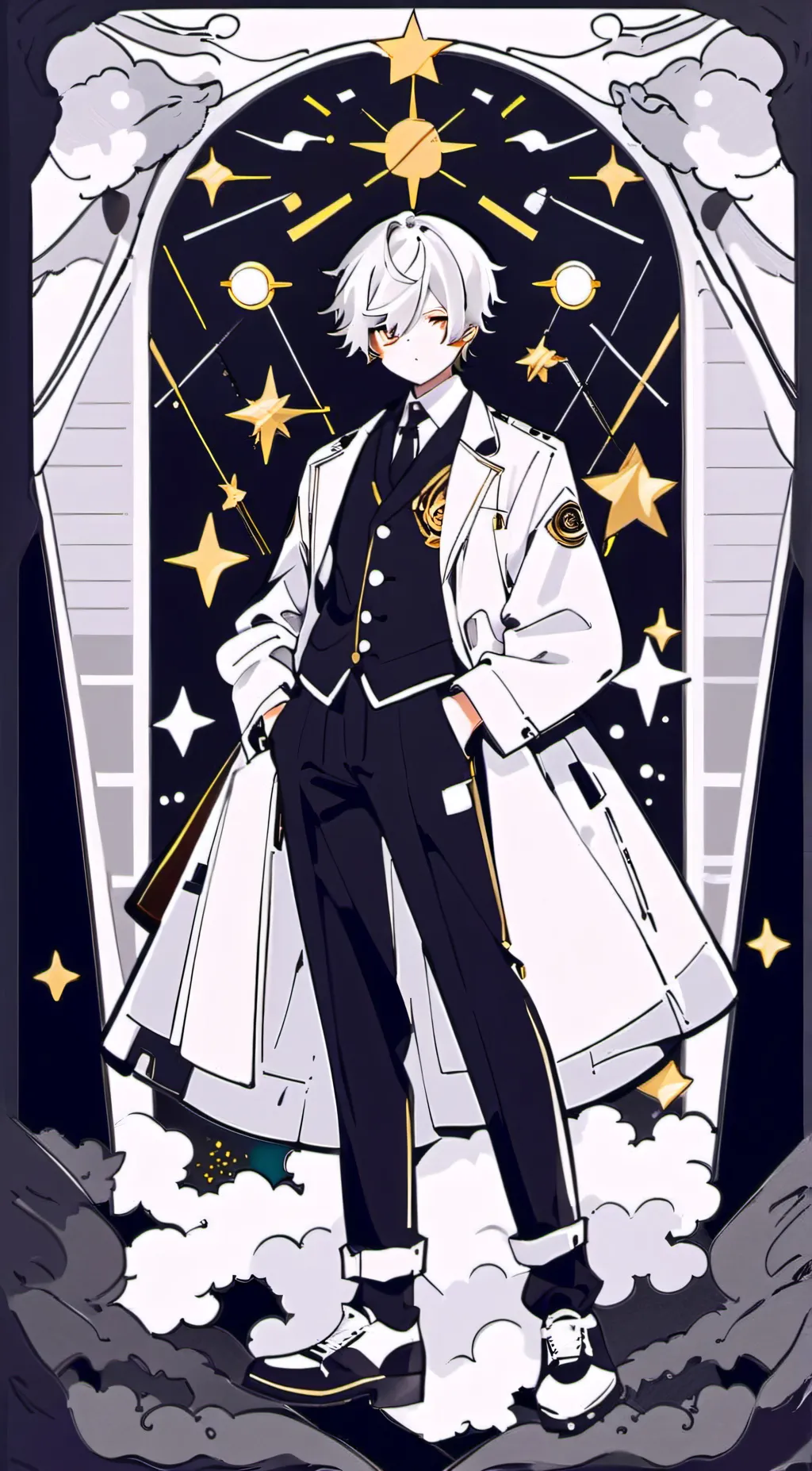 ai character: theo background