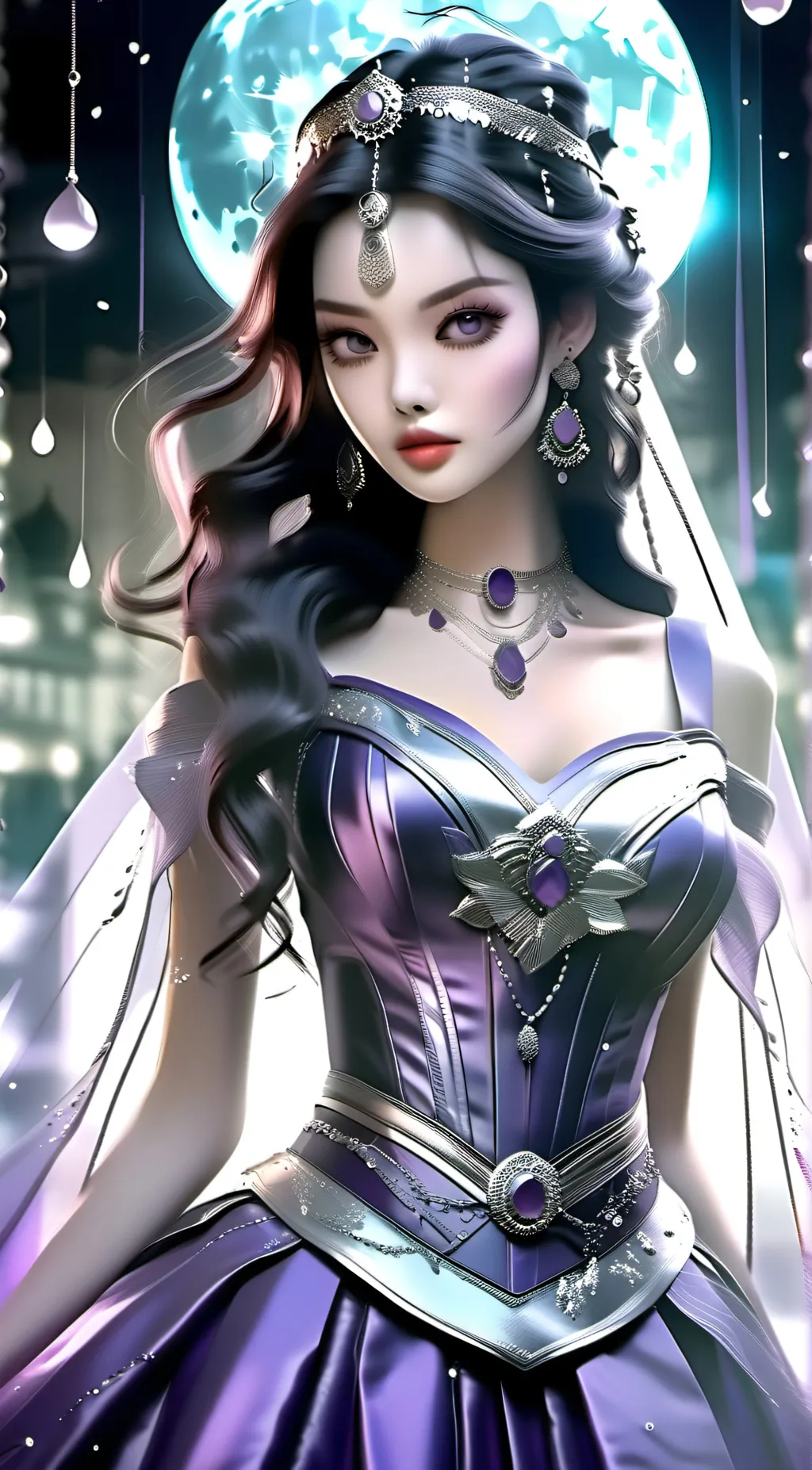 ai character: Luna background