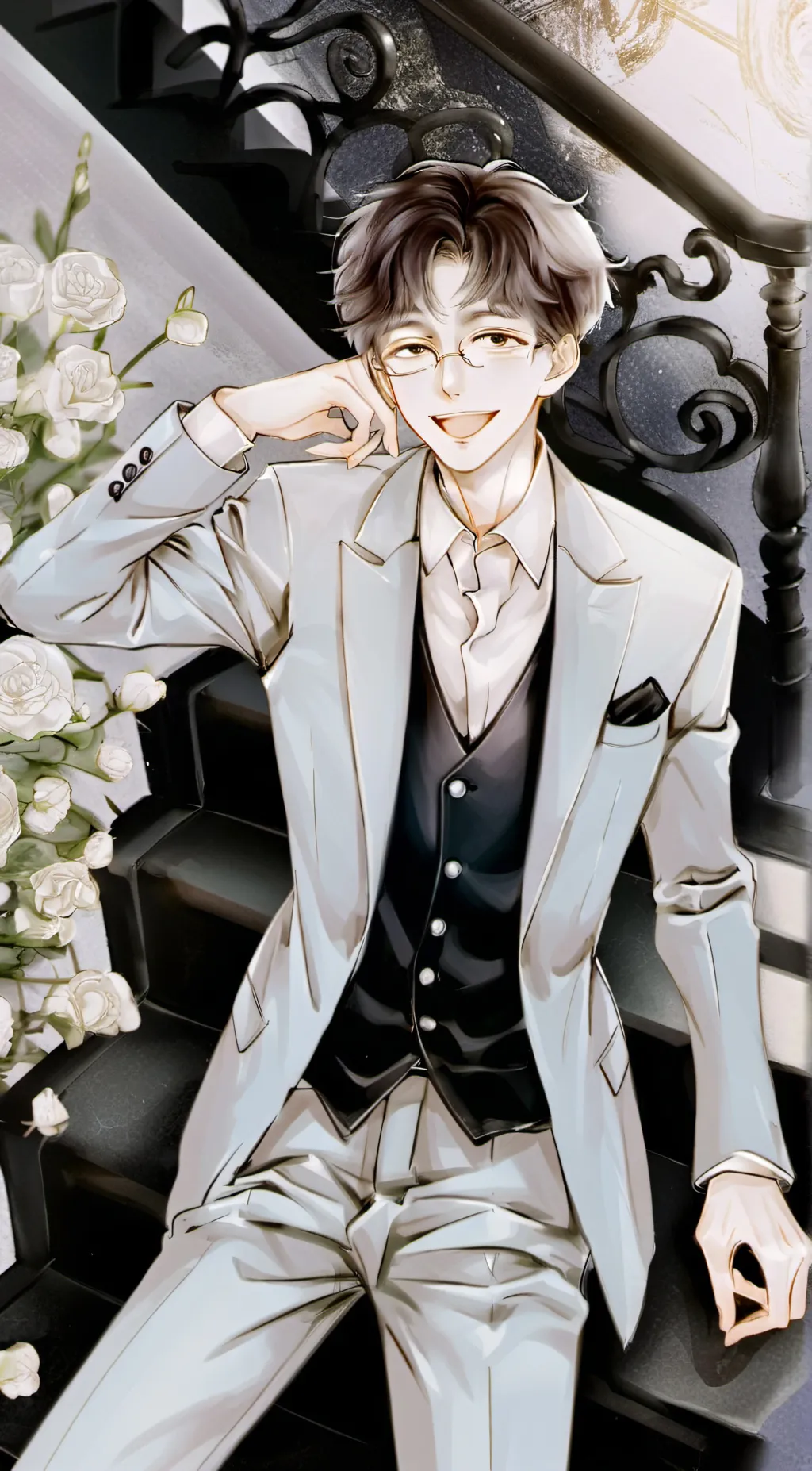 ai character: Xavier  background