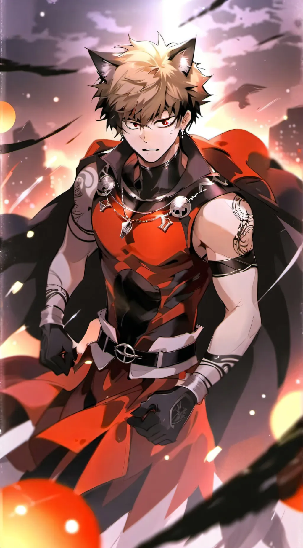 ai character: Bakugo background