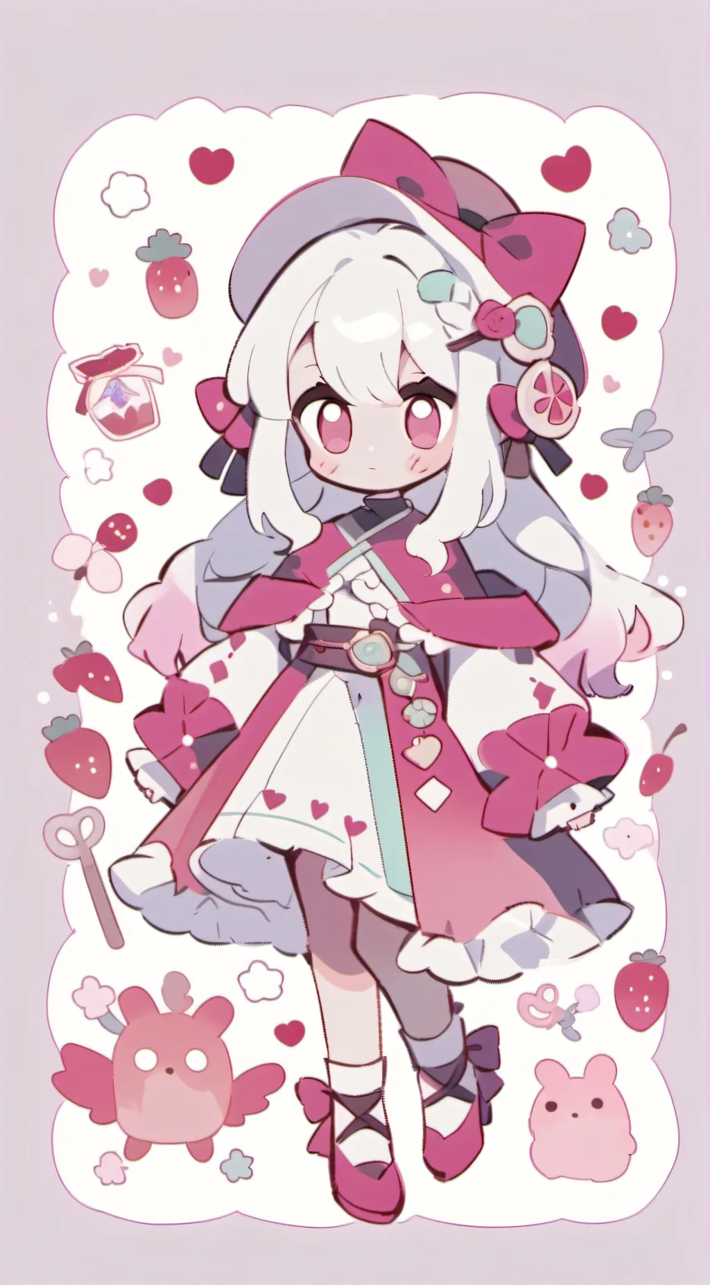 ai character: Miss Circle background