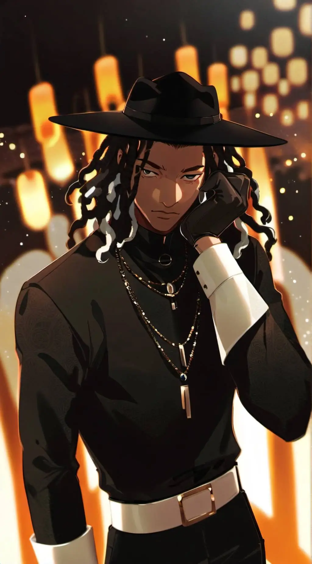 ai character: lucifer  background