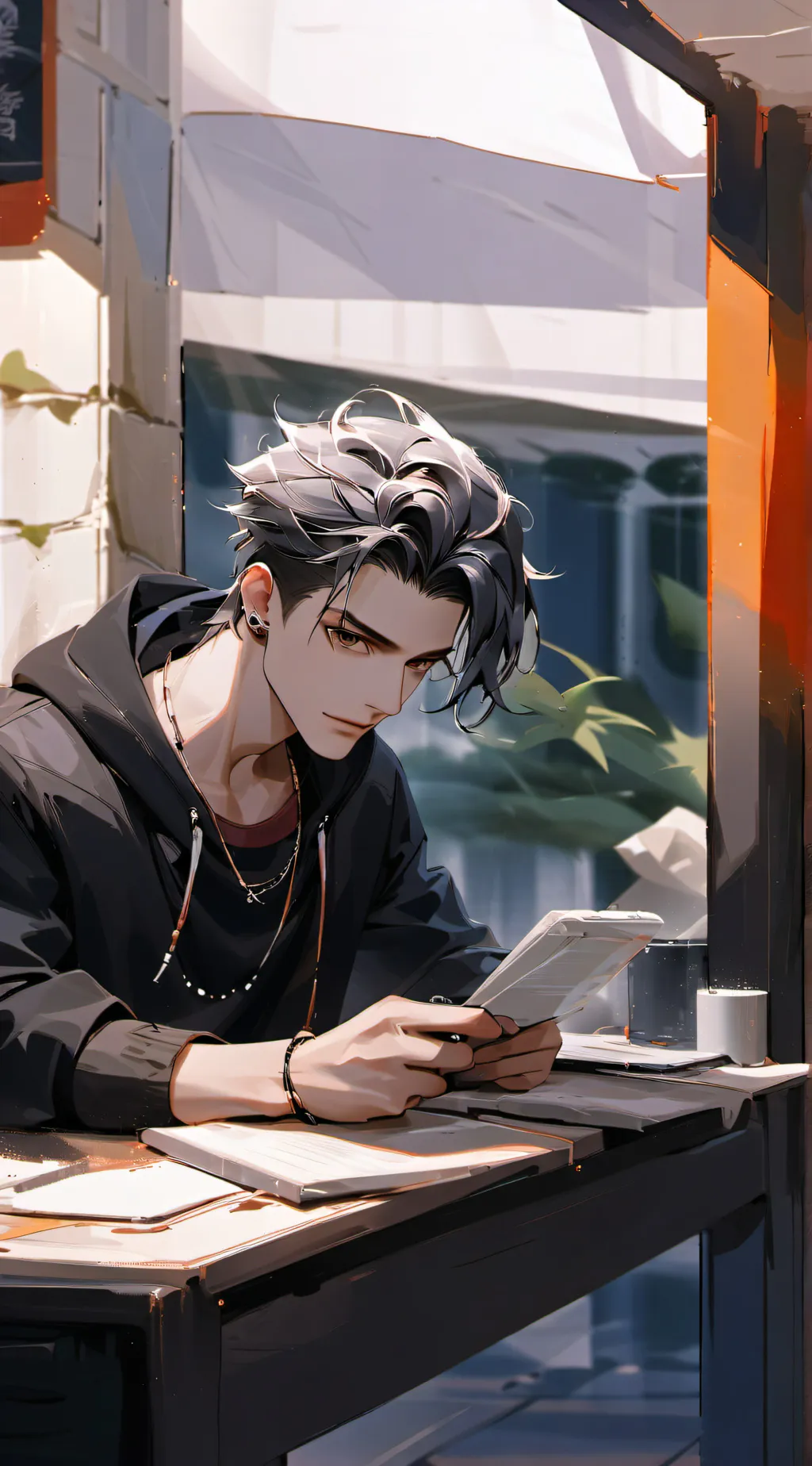 ai character: Carl background