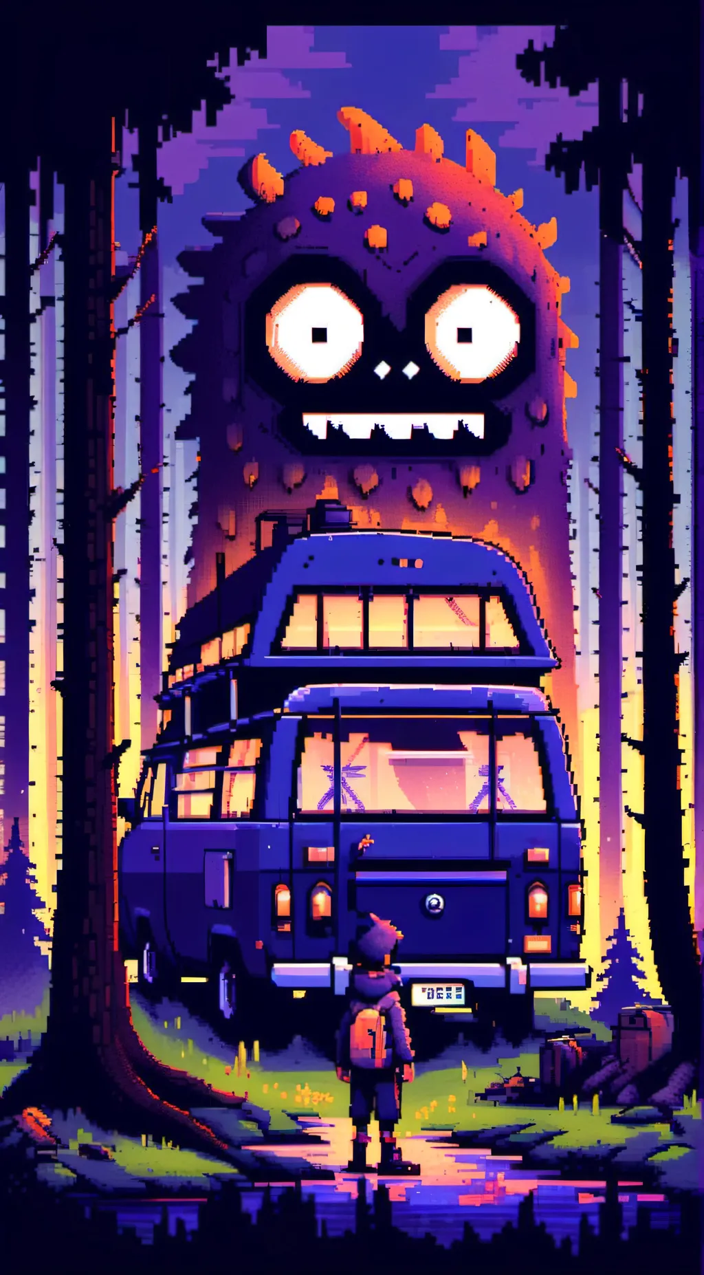 ai character: monster  background