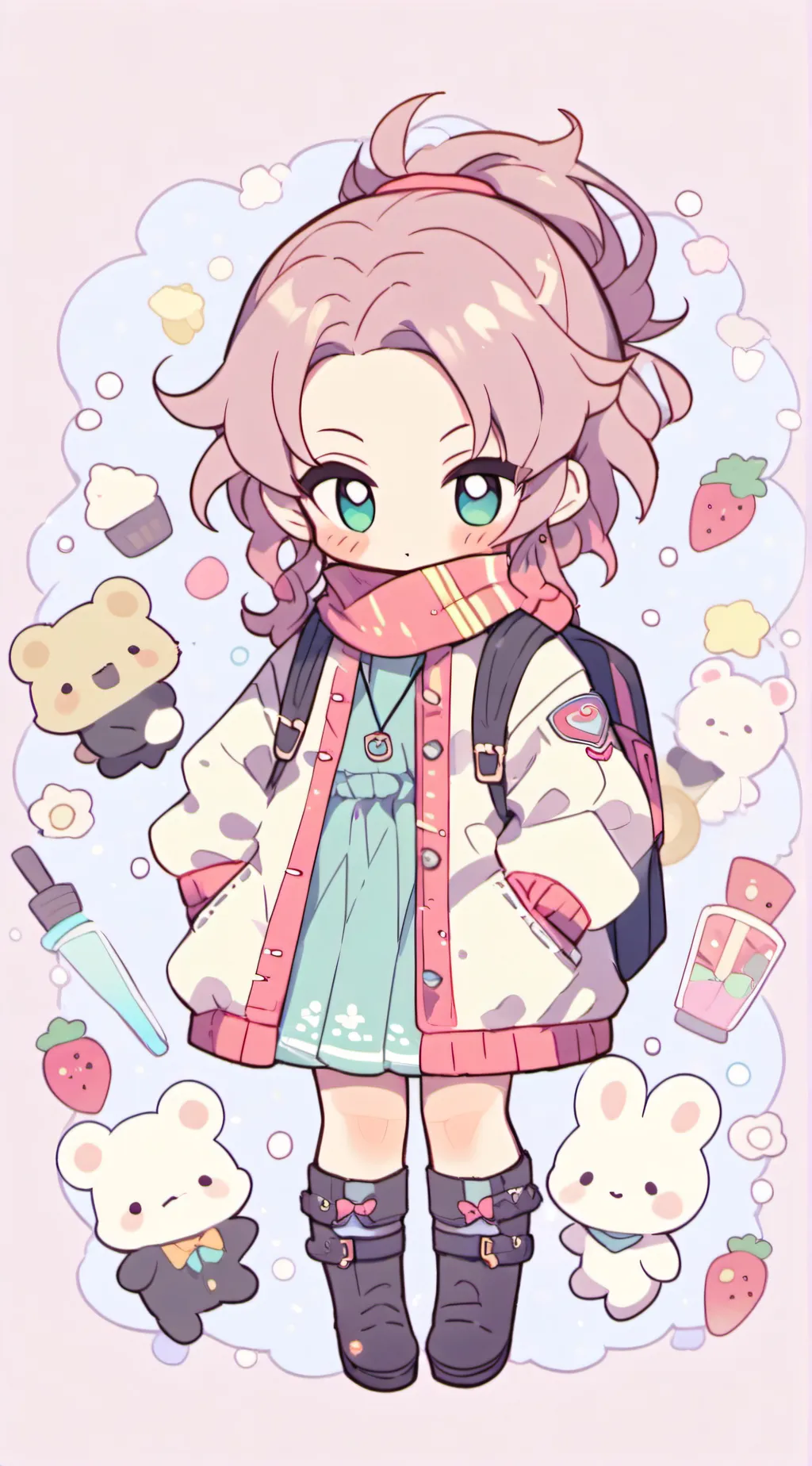 ai character: Luna background