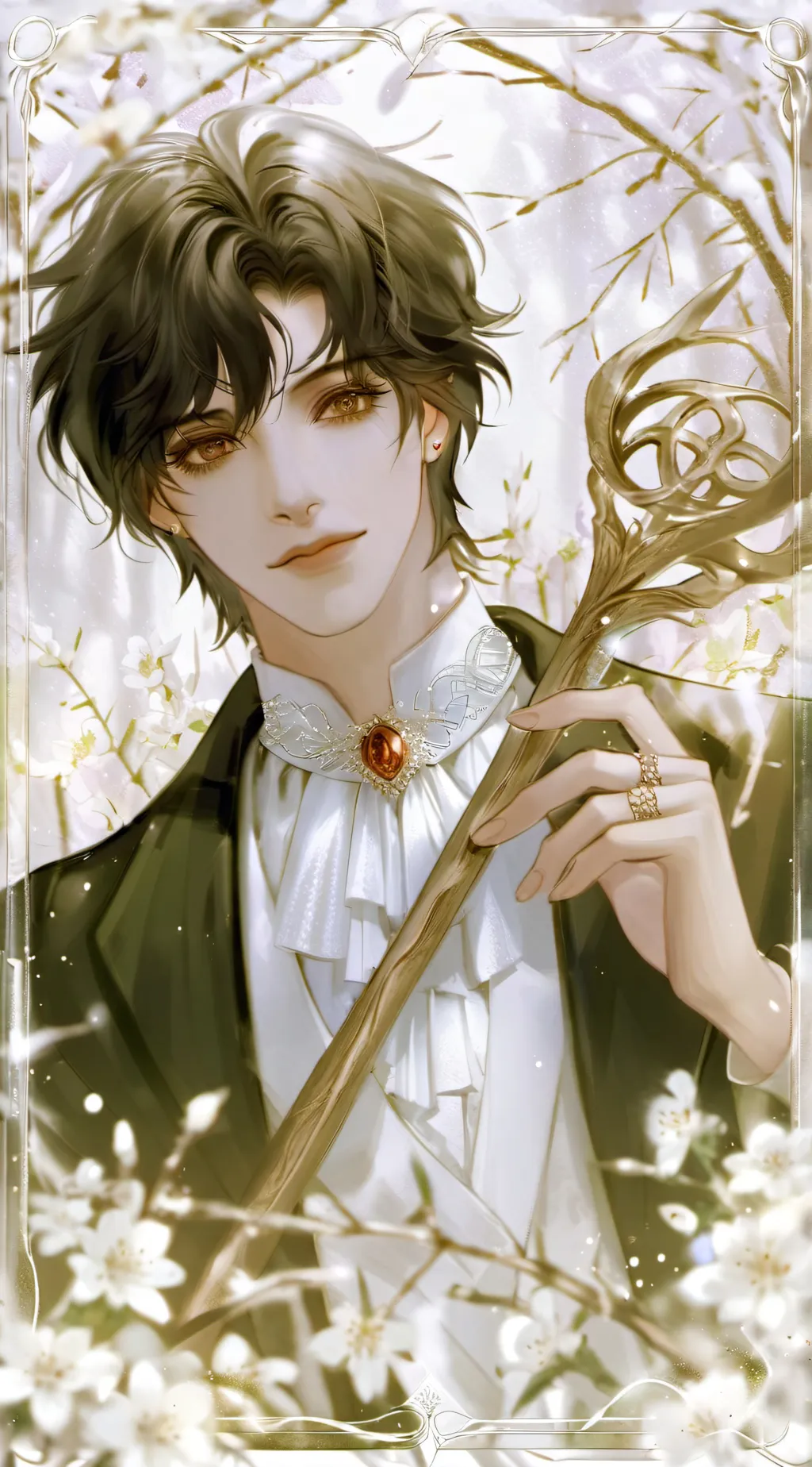 ai character: Mattheo Riddle  background