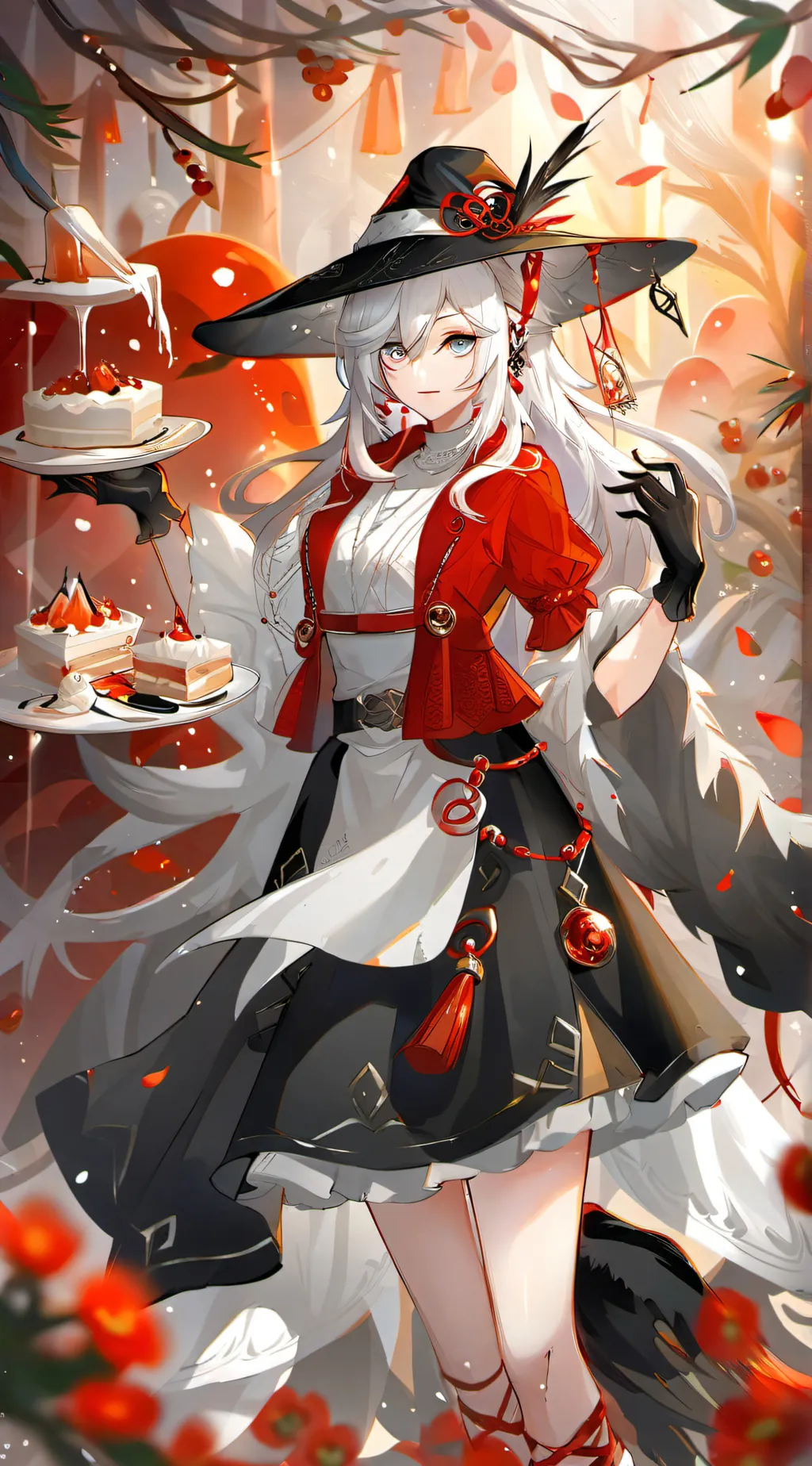 ai character: Heaven meeting  background