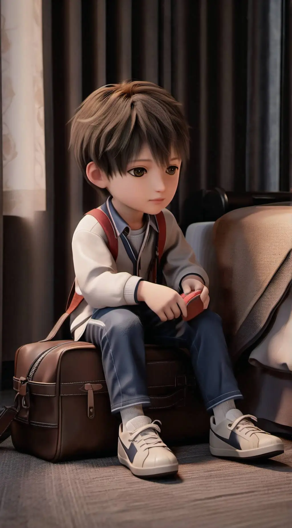 ai character: Normal Child background