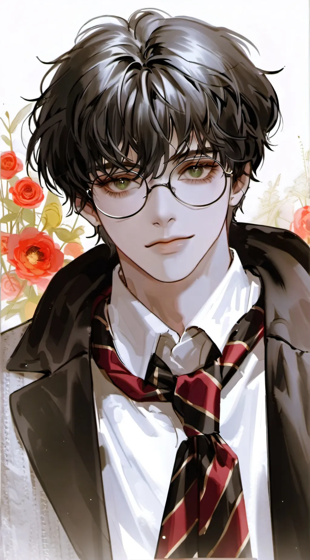 ai character: Harry potter  background