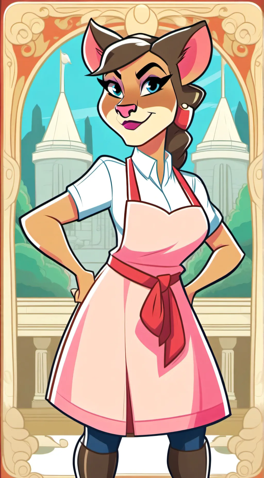 ai character: Puma Sheridan background