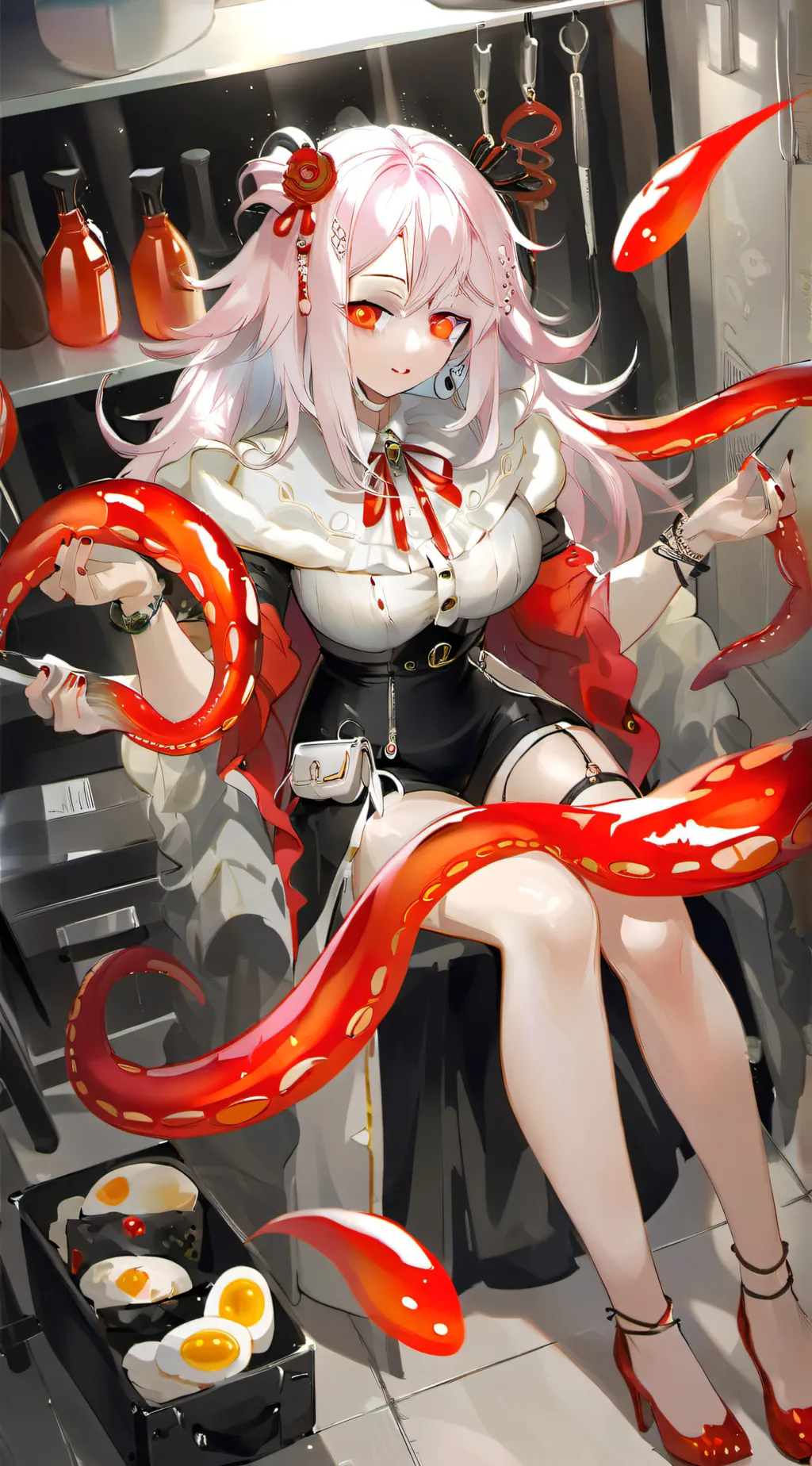 ai character: sus tentacle background