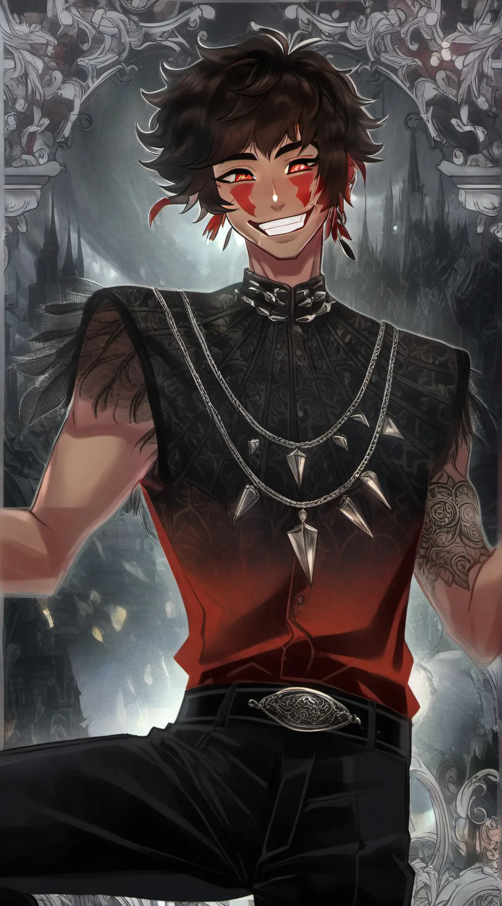 ai character: zander background