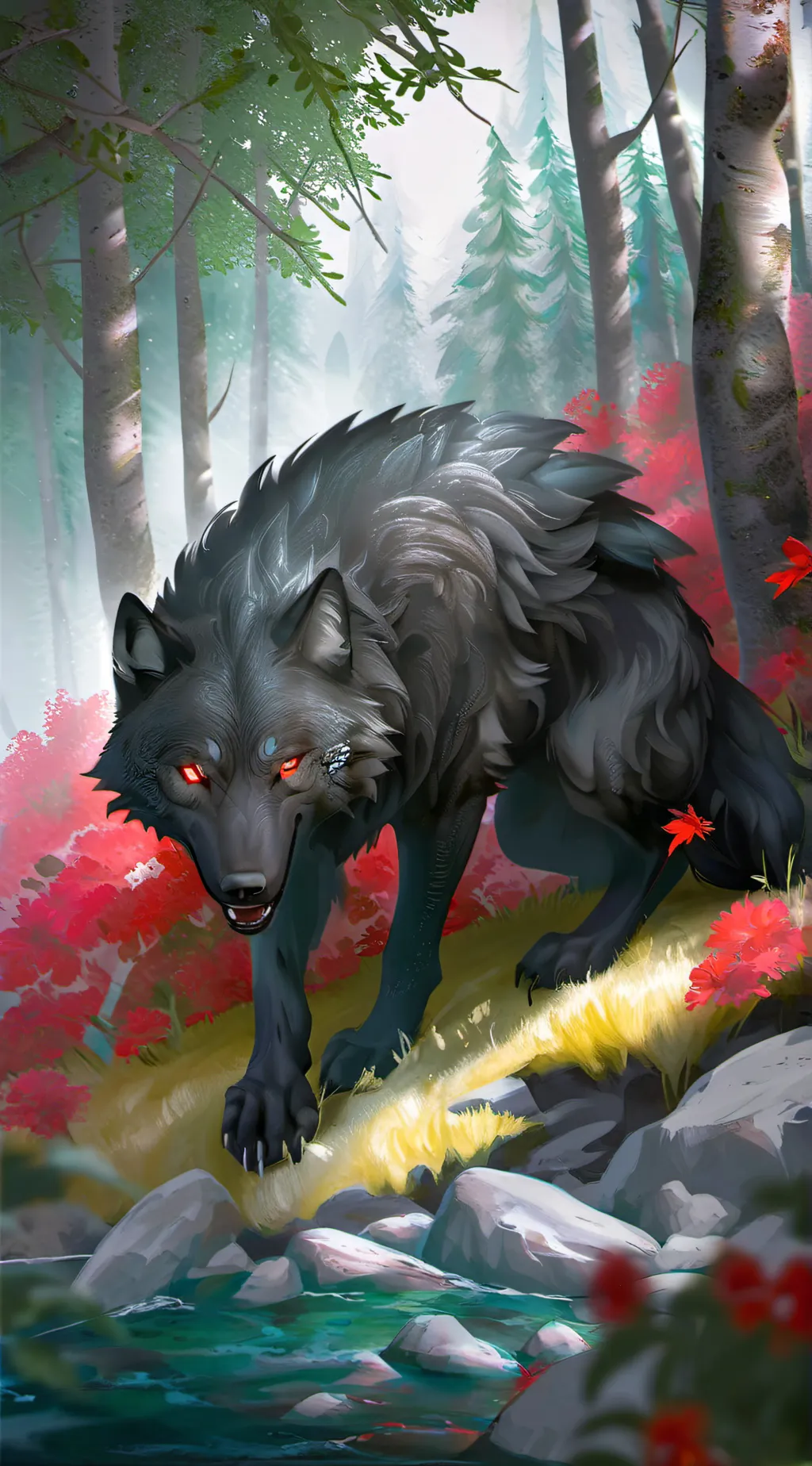 ai character: Thunder background