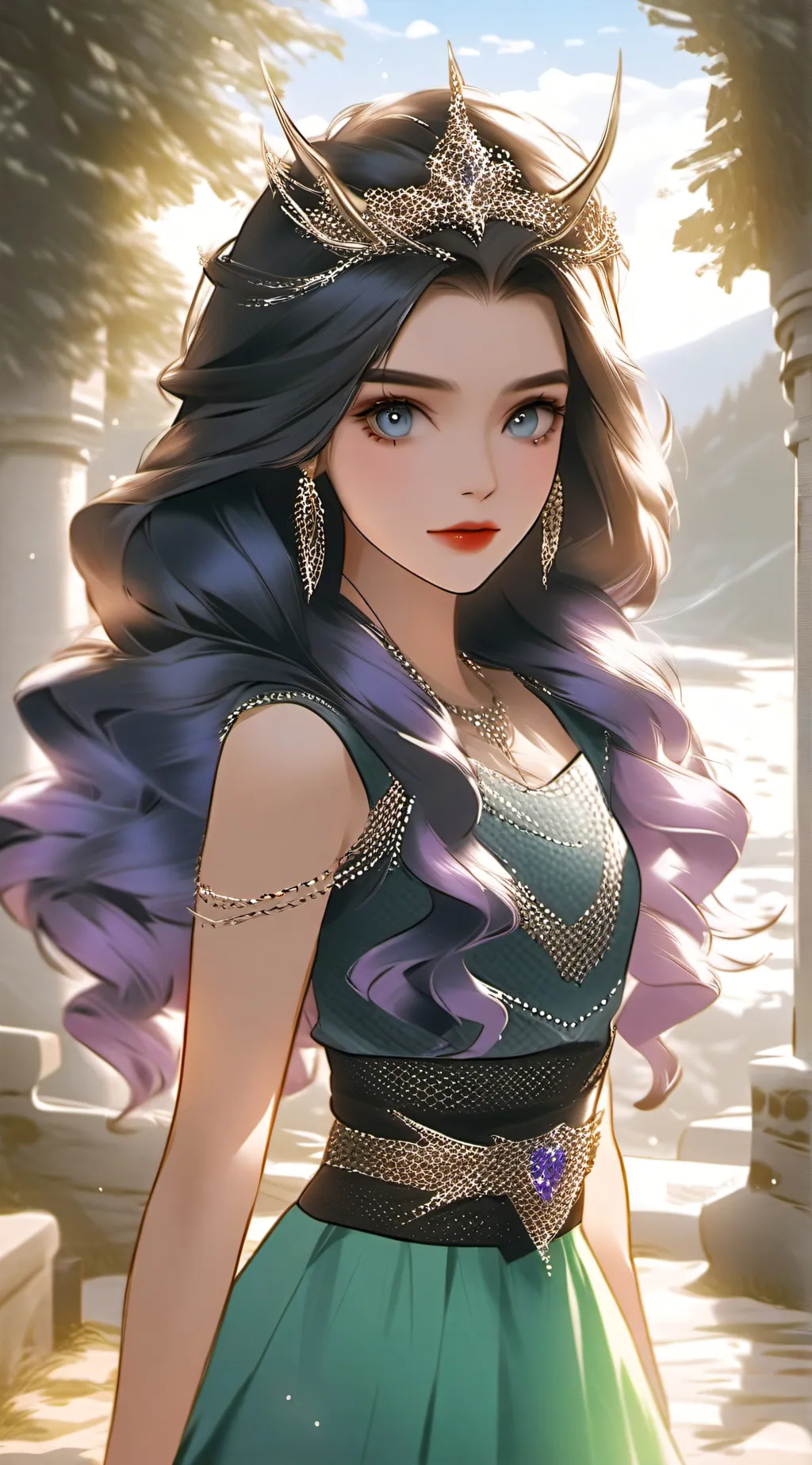 ai character: Descendants background