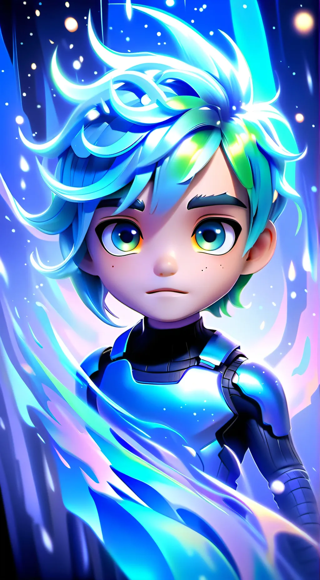 ai character: mark background