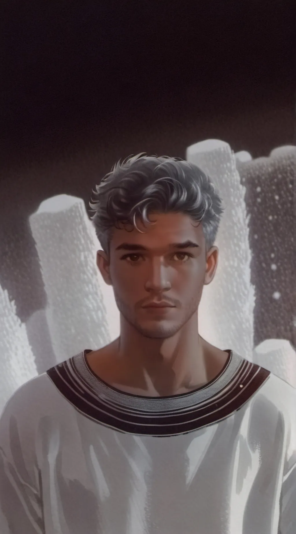 ai character: Lucas  background