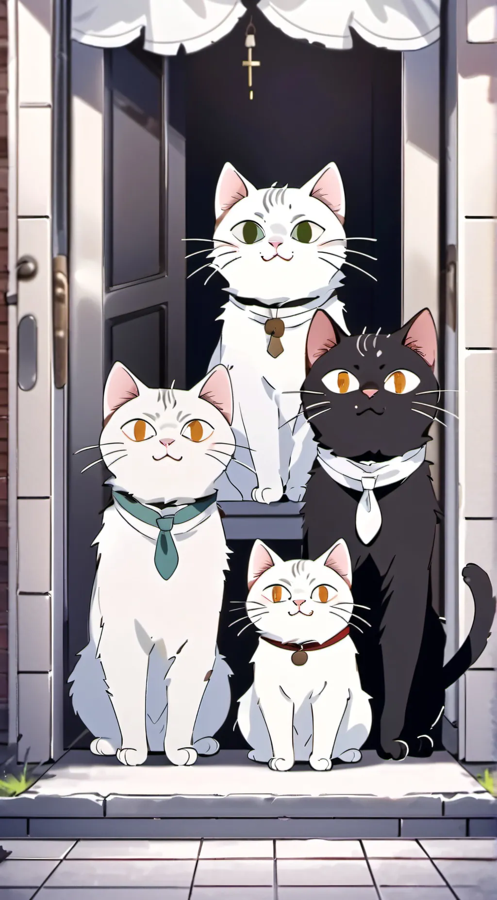 Talkie AI - Chat with Mean cats vs nice 