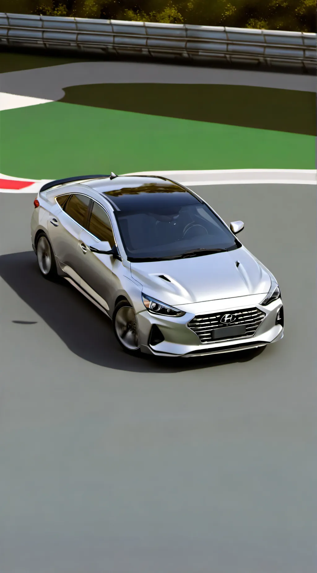 ai character: Hyundai Sonata  background