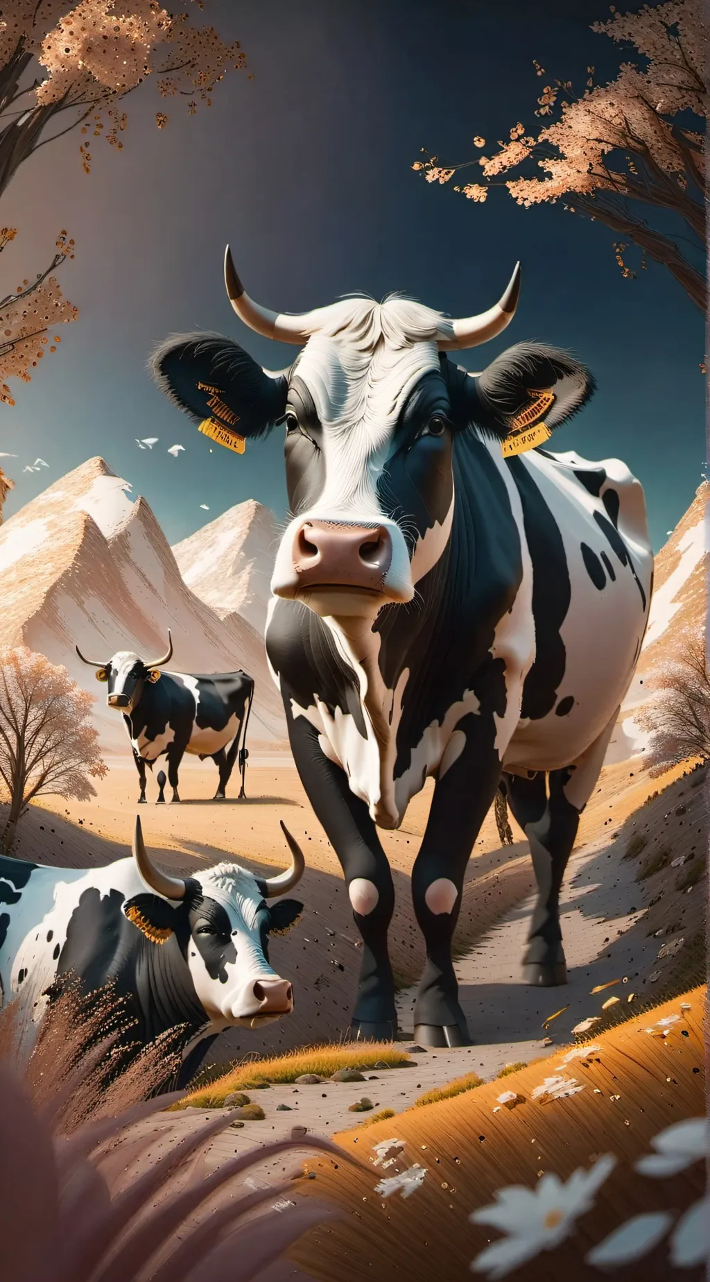 ai character: Calm down background