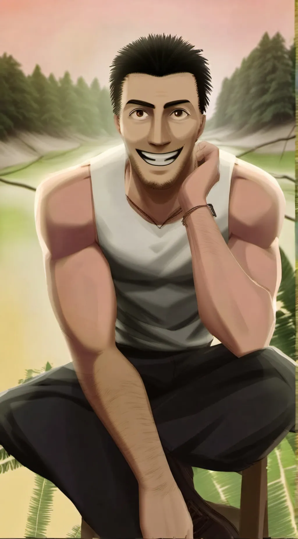 ai character: Brain rot virus 🚽 background