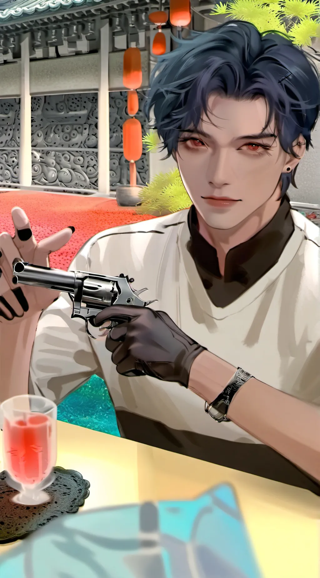 ai character: Leo🧡 background