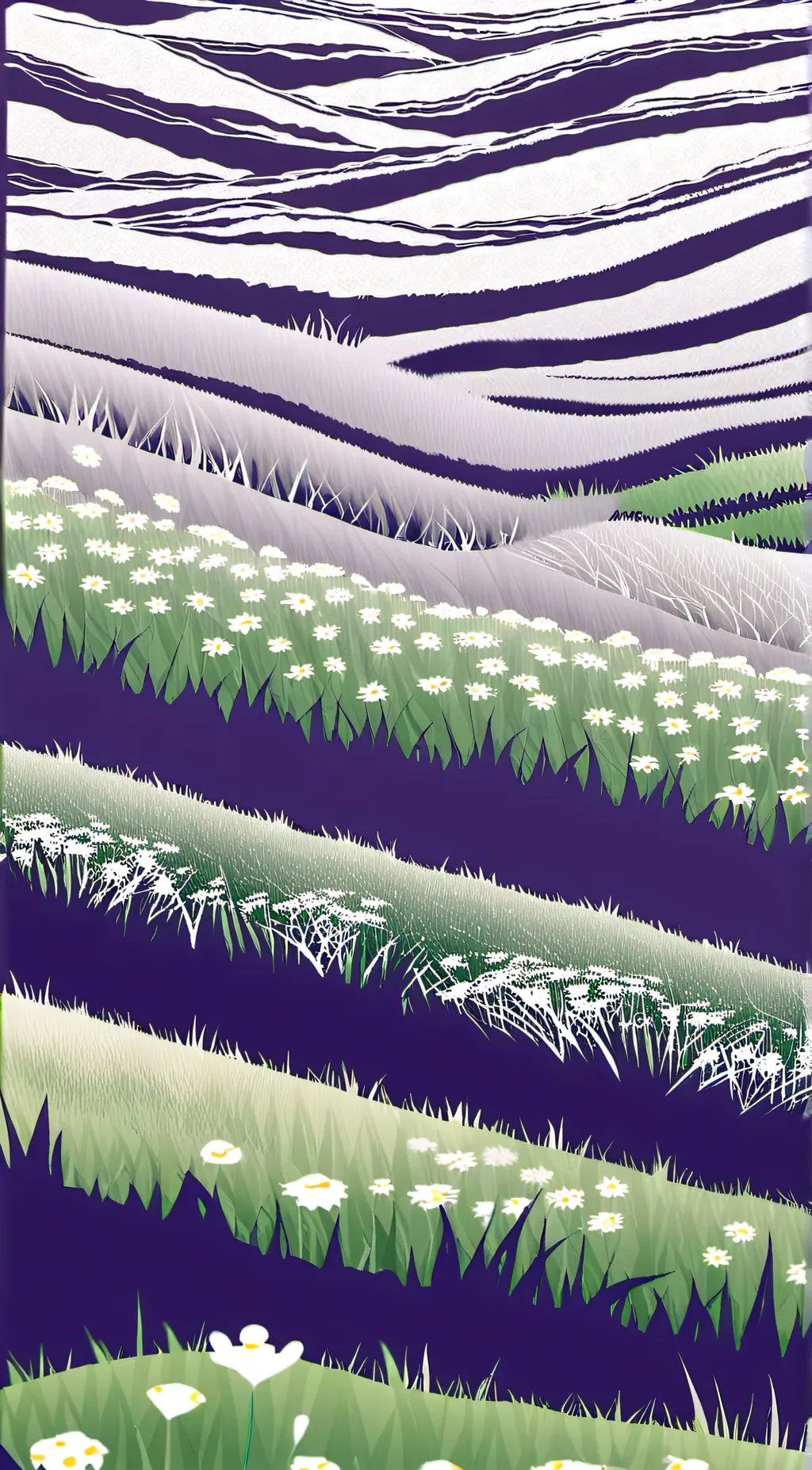 ai character: Grass background