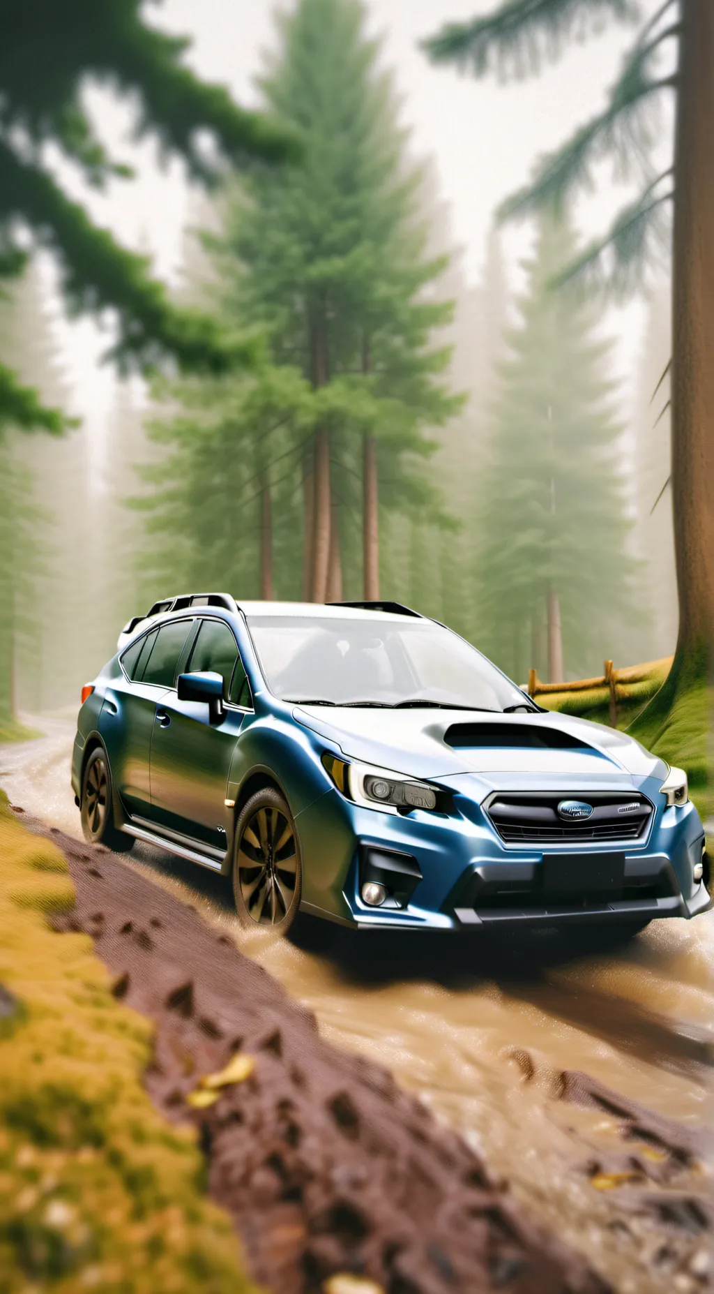 ai character: Subaru Outback 💙 background