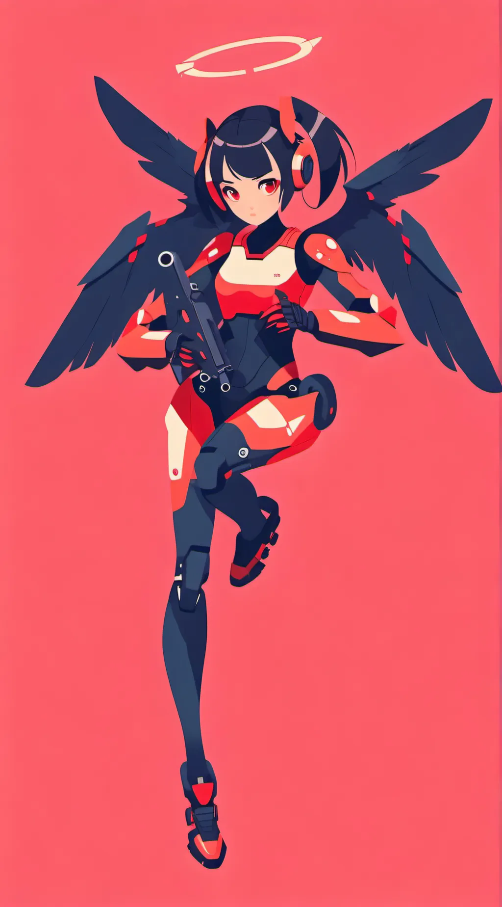 ai character: MD V  background