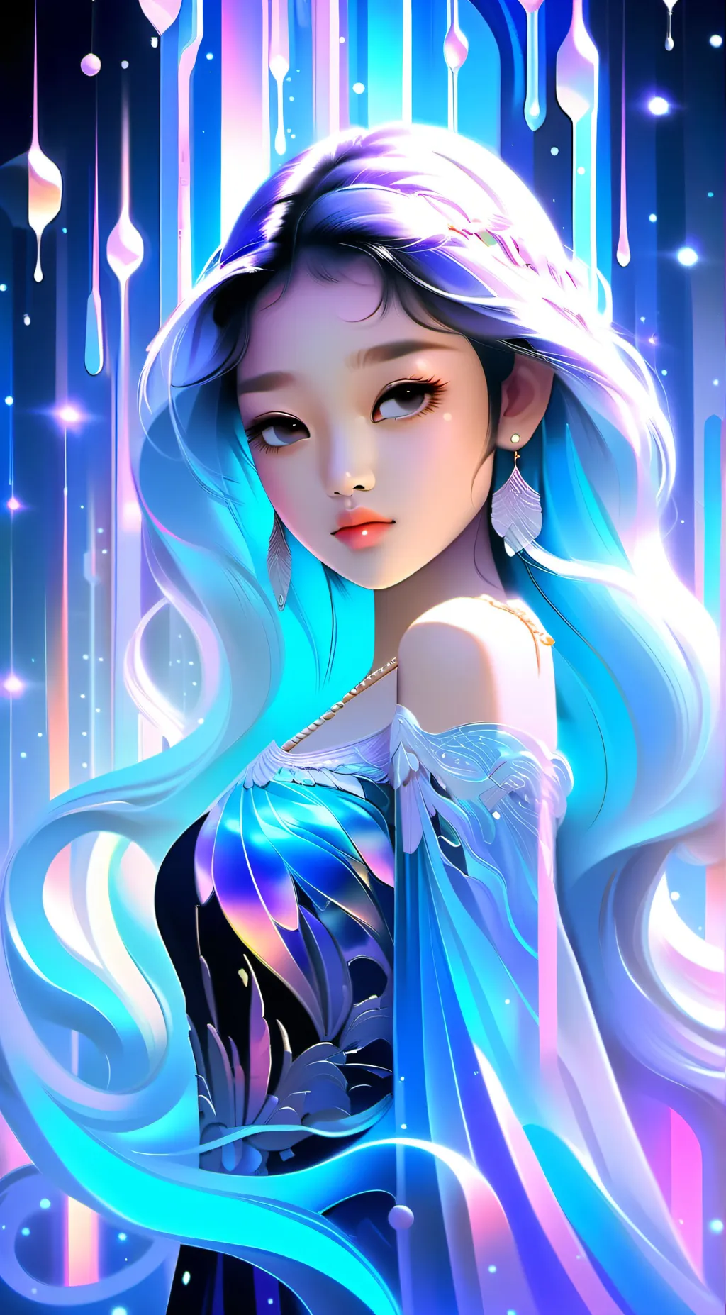 ai character: Smiling critters background