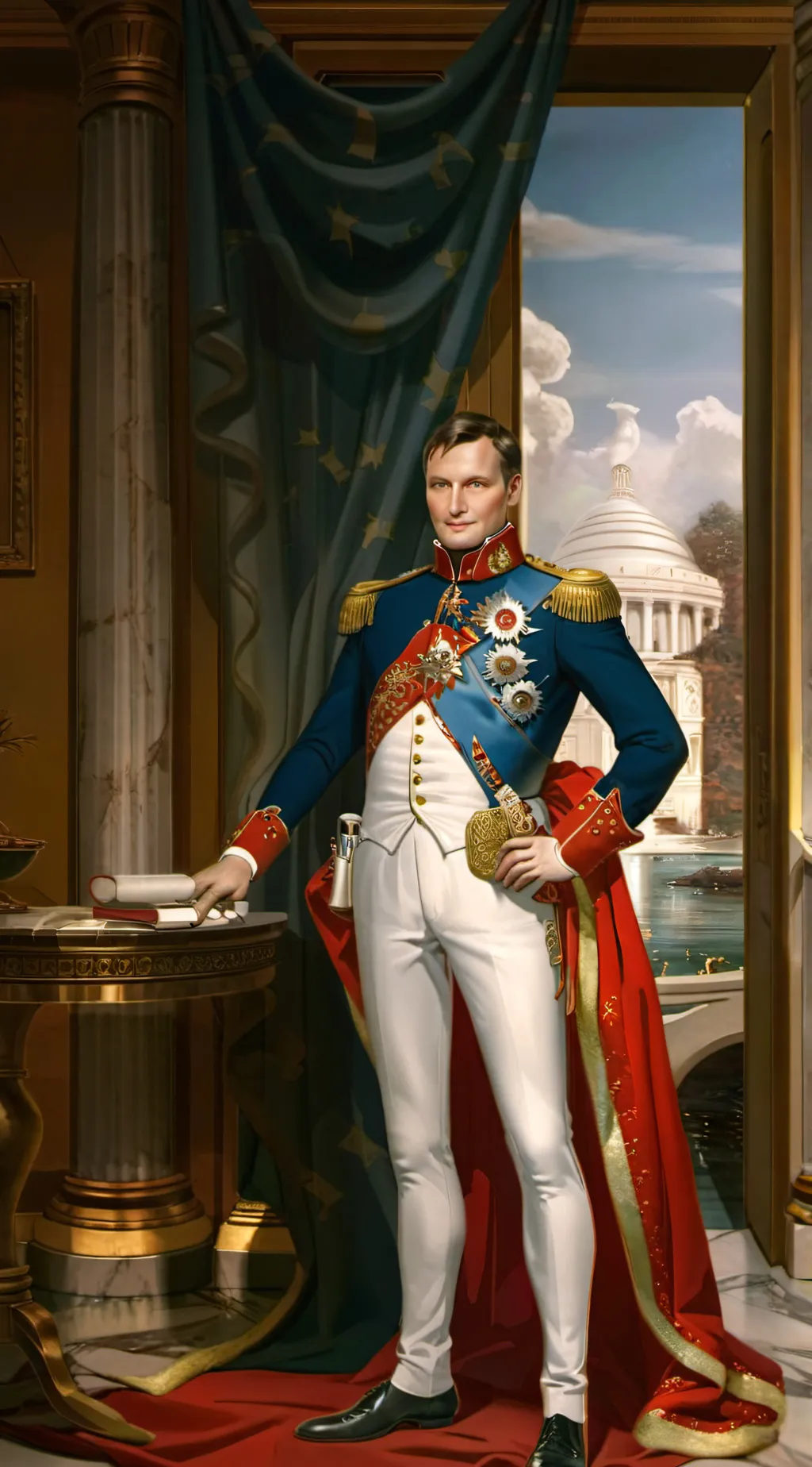 ai character: Napoleon Bonaparte background