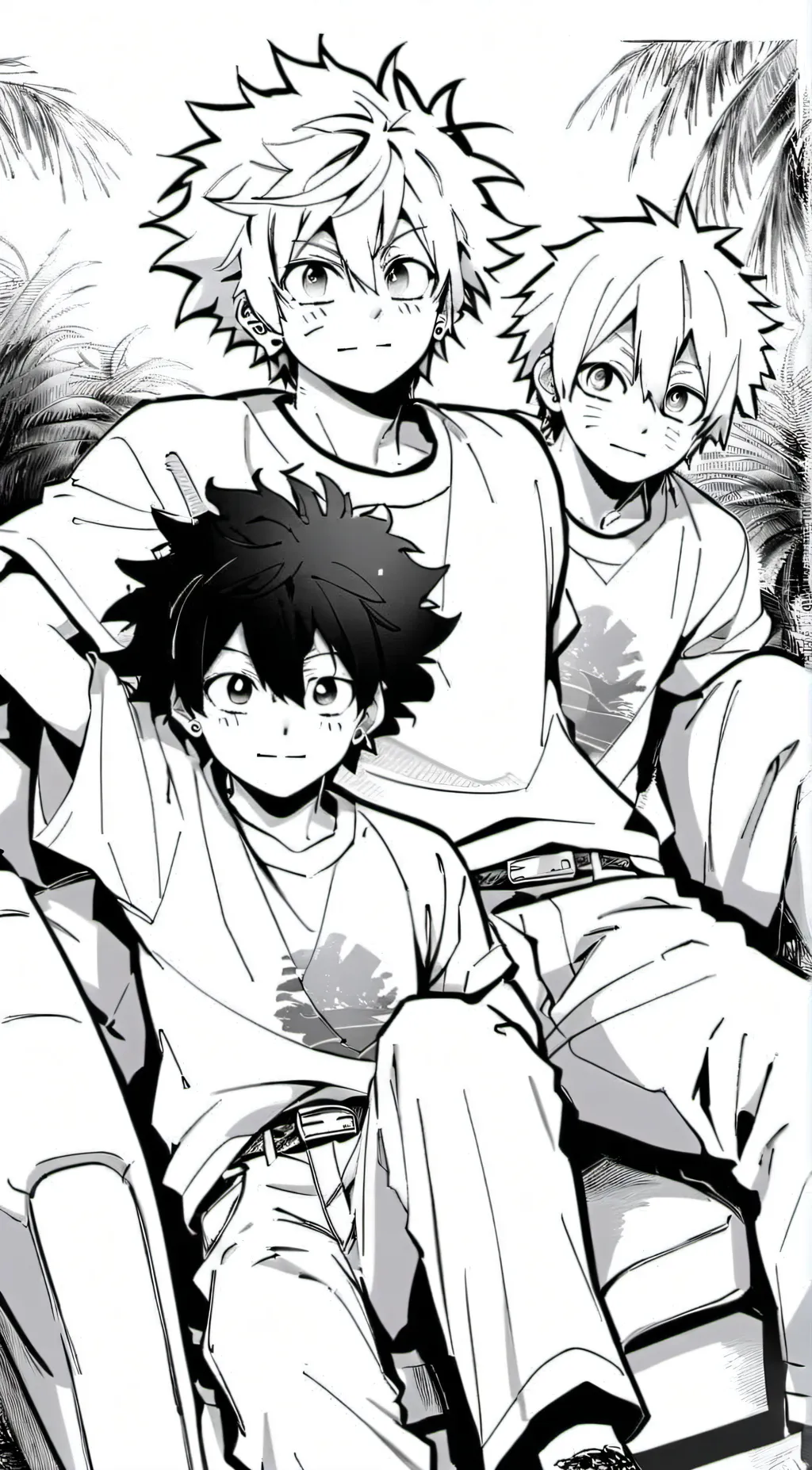 ai character: BakuDekuShoto background