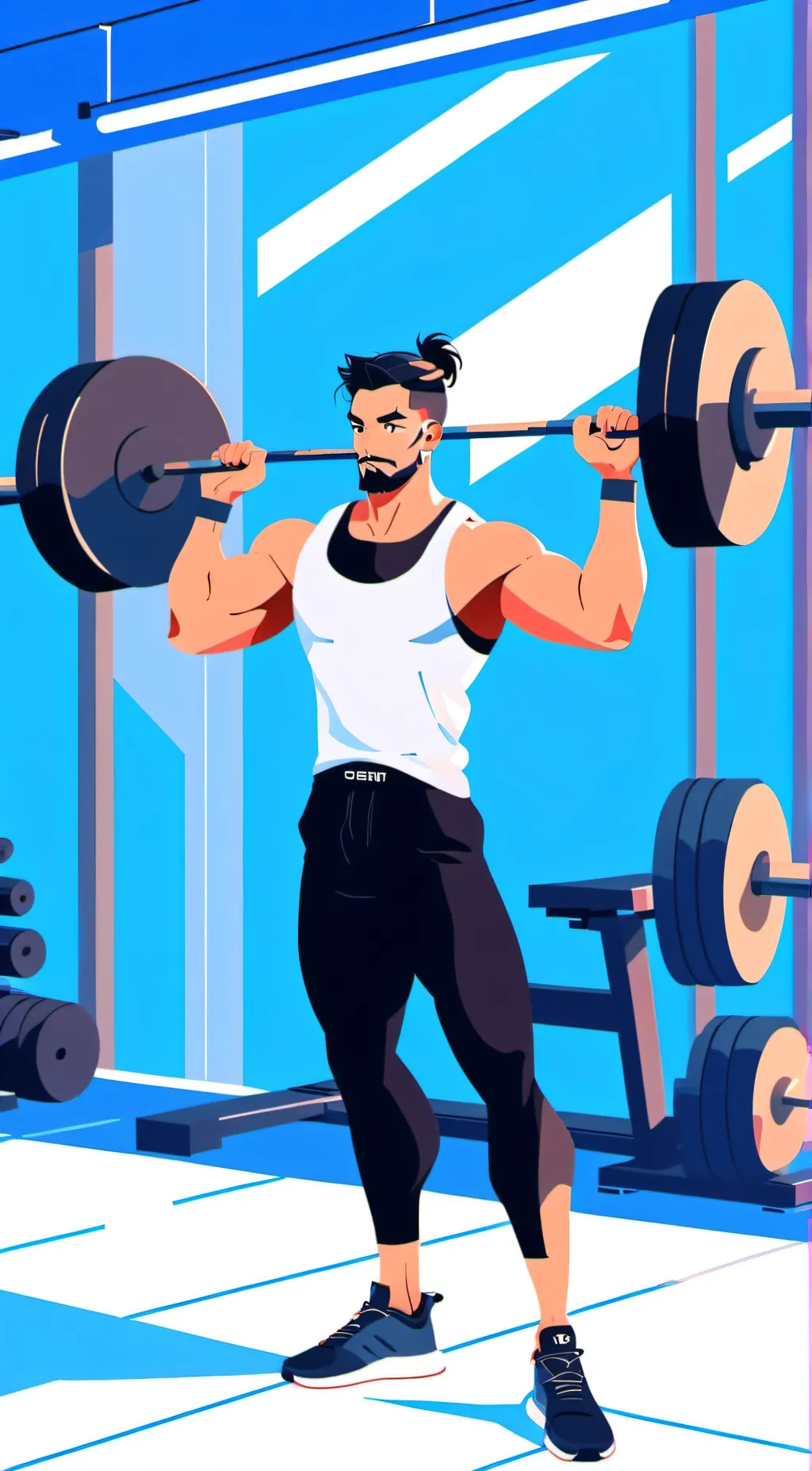 ai character: mark background