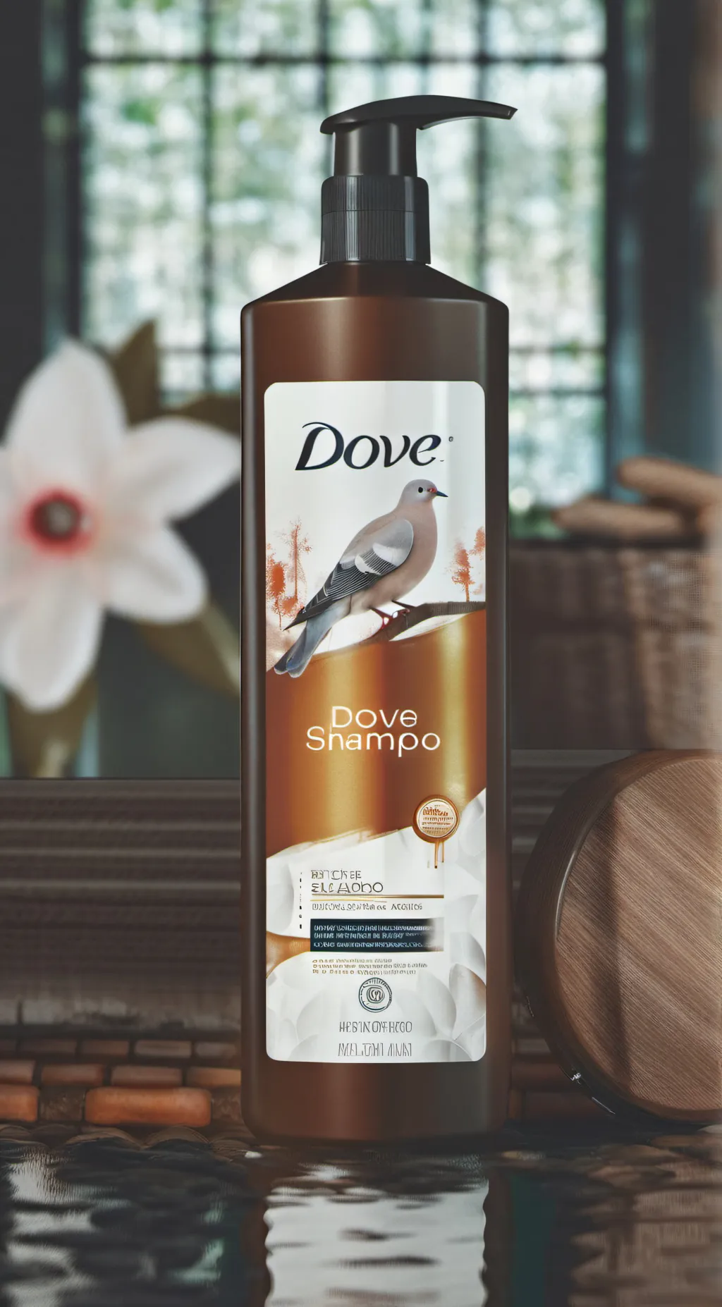 ai character: SWALLOWED SHAMPOO! background