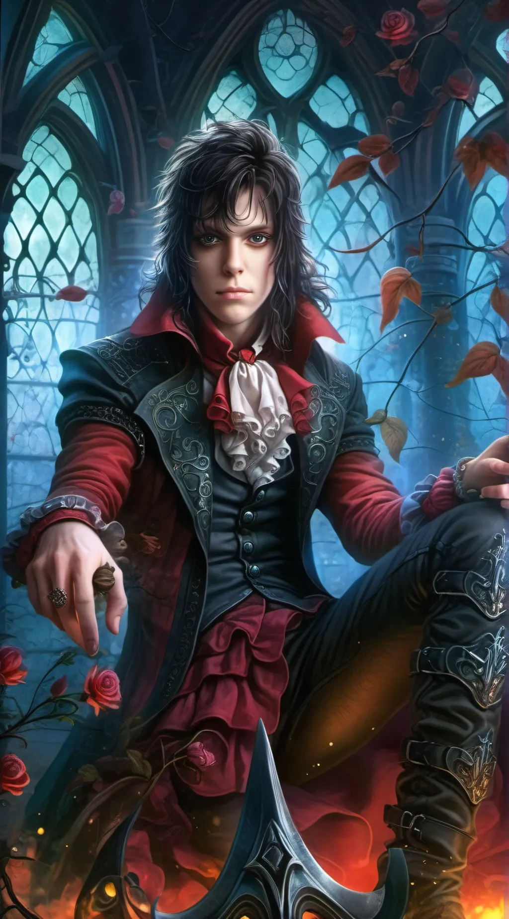 ai character: Luke  background