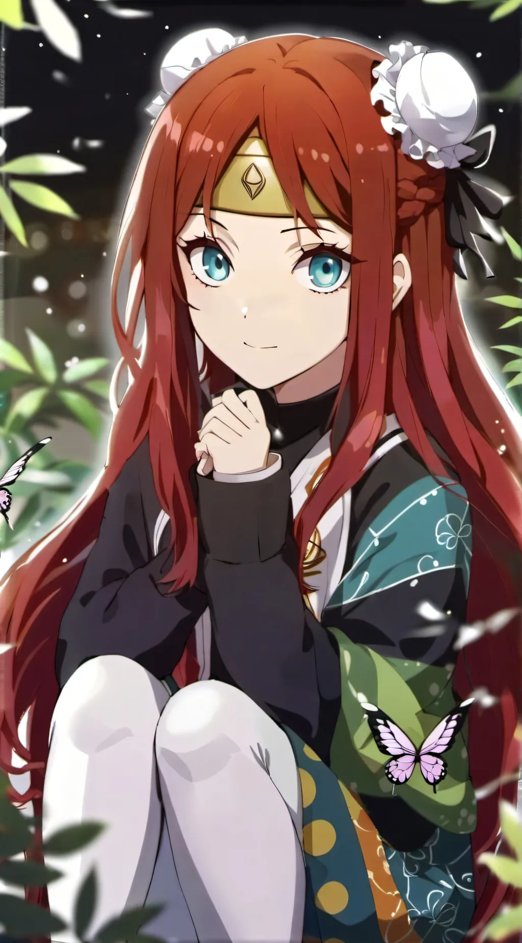 ai character: kushina uzumaki background