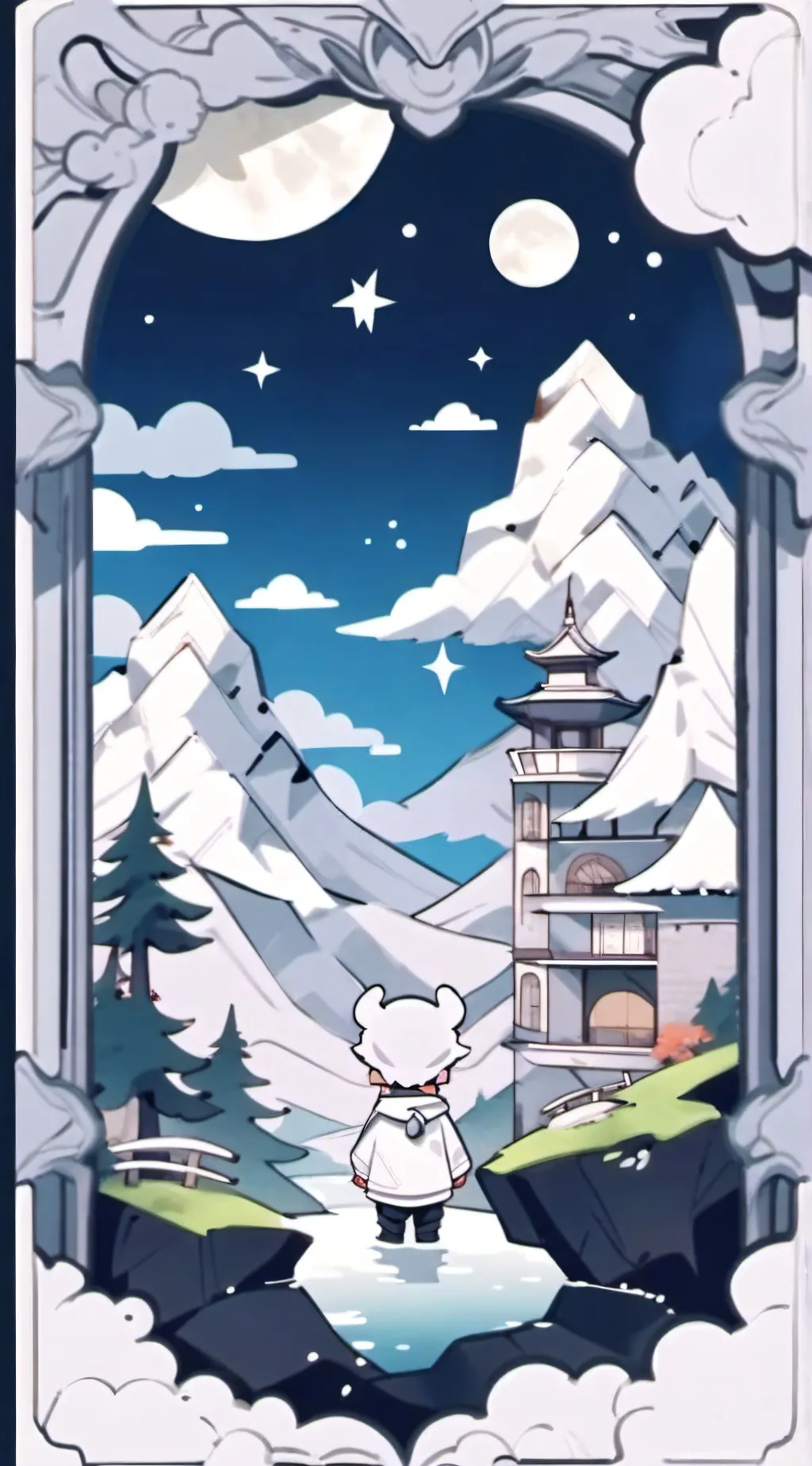 ai character: fpe baby (swapped) background