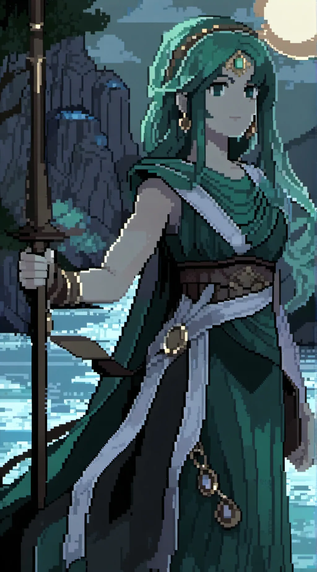ai character: Palutena background