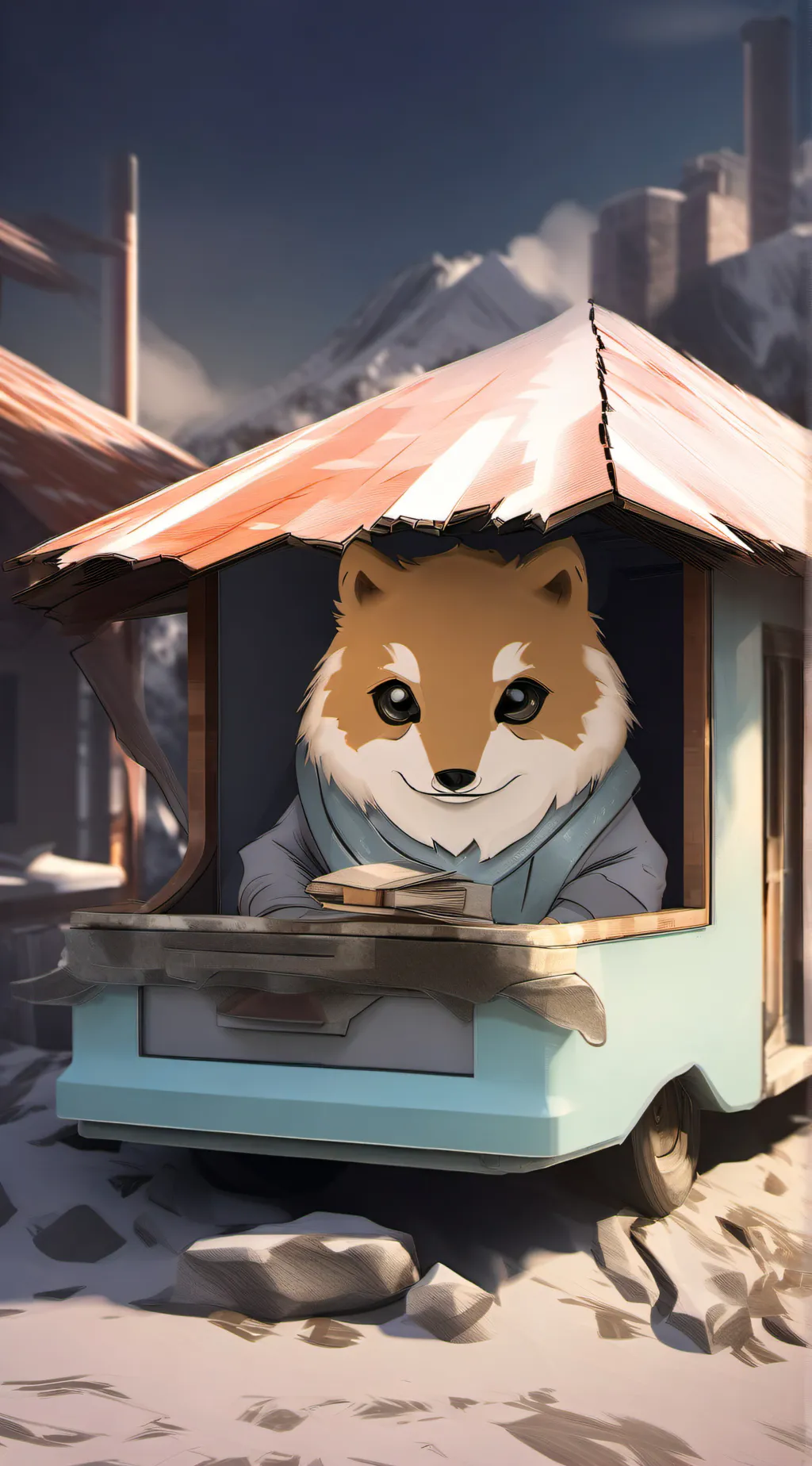 ai character: Finish resepectles background