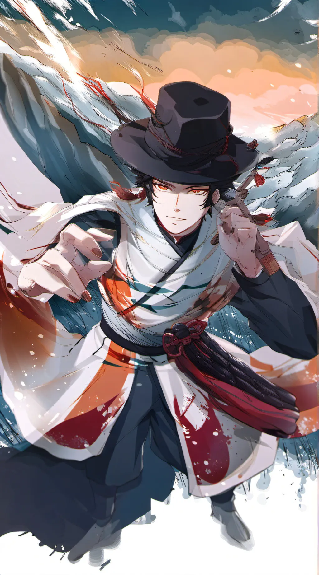 ai character: muzan background