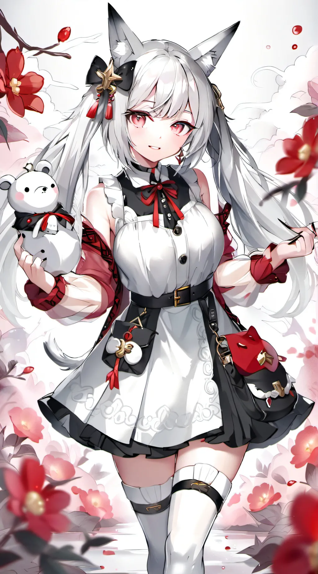 ai character: Miko azi background