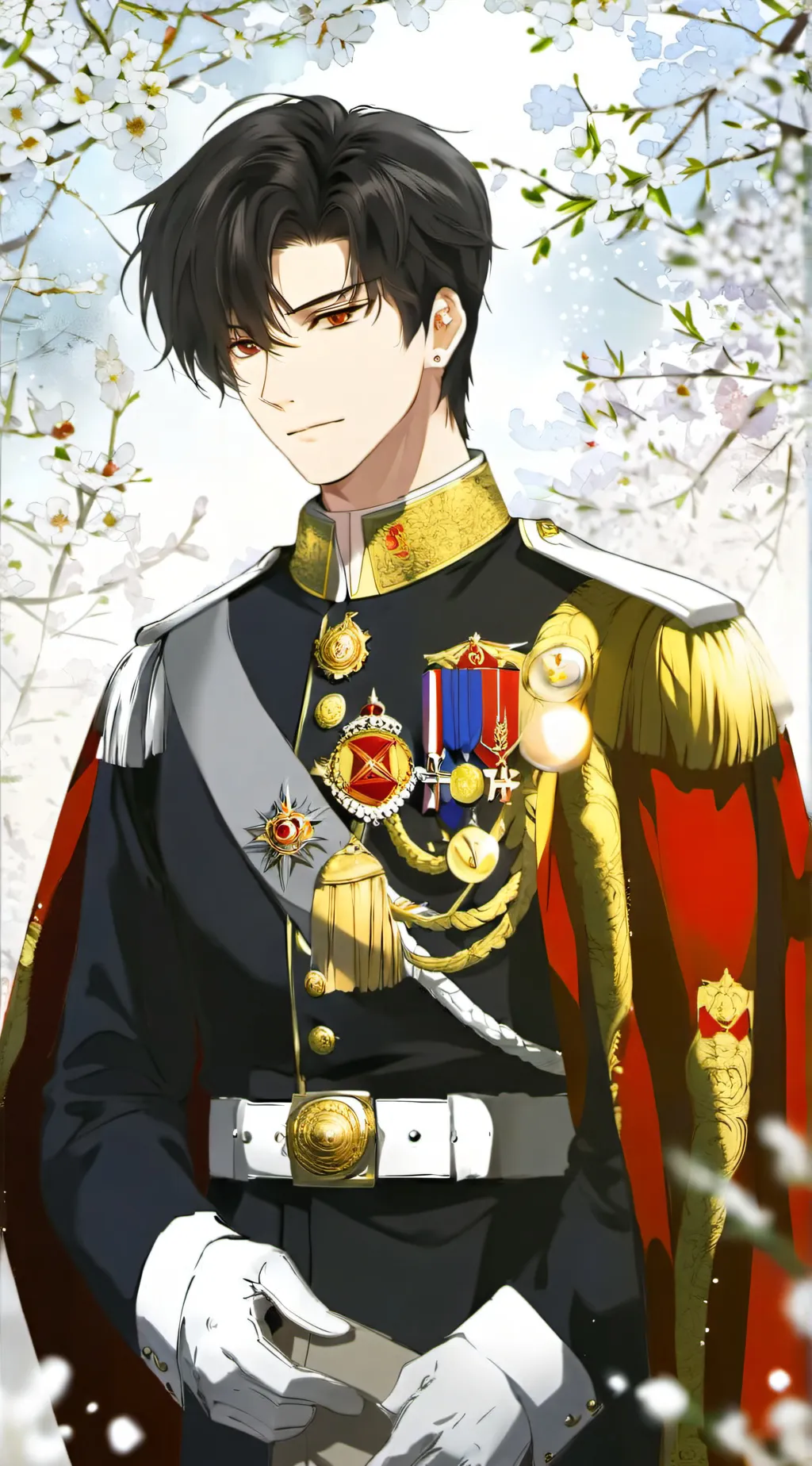 ai character: Prince Life background