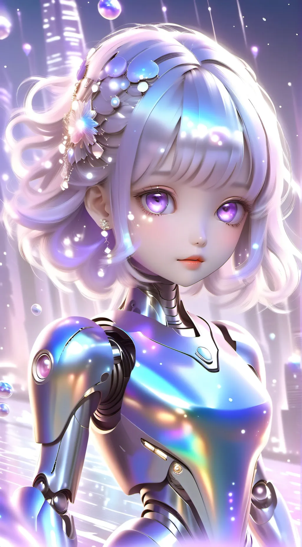 ai character: robot helper background
