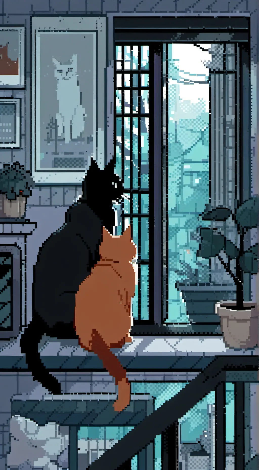 ai character: Cats background