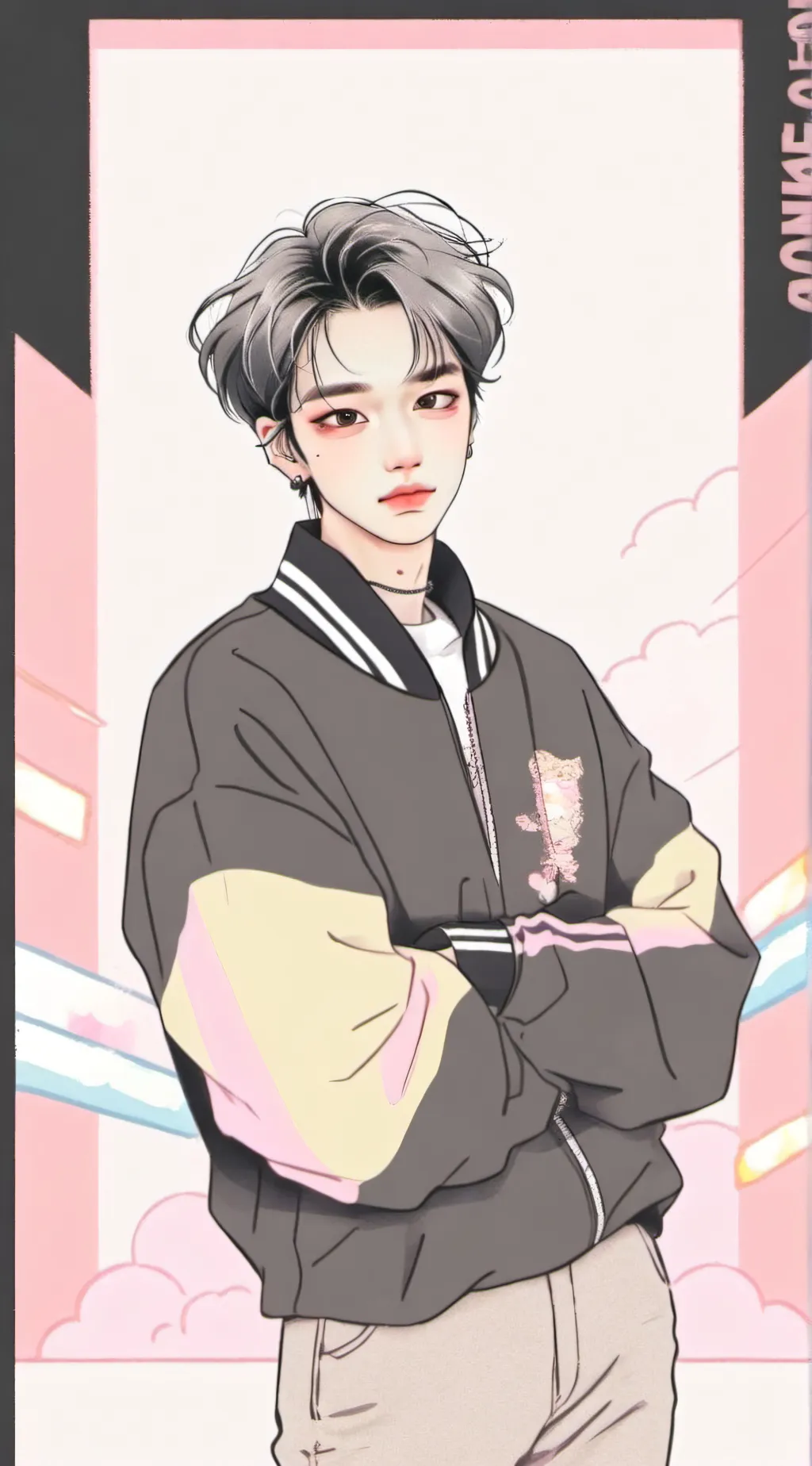 ai character: Stray.Kids  background