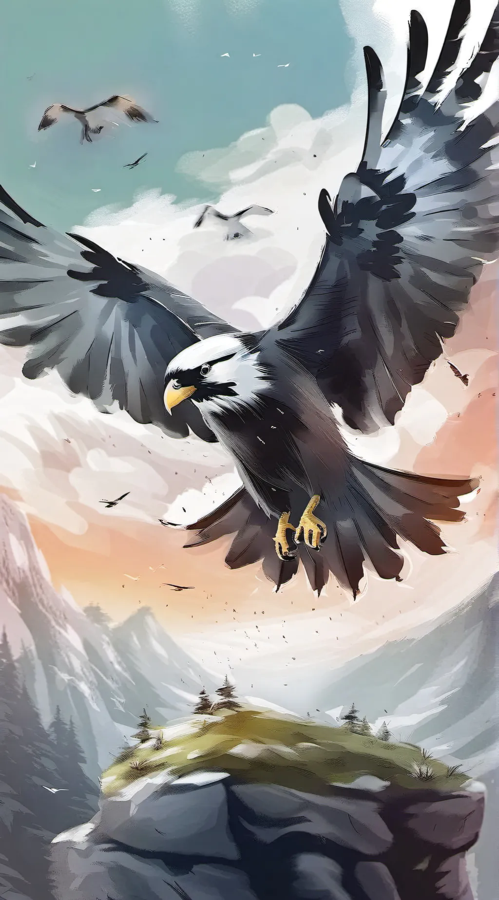 ai character: Inside out 2!! background