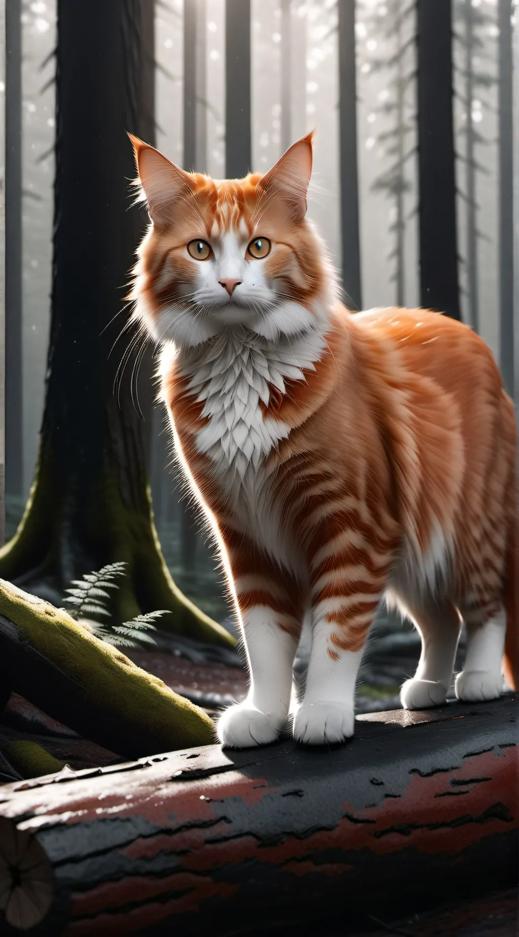 ai character: Rainflower background